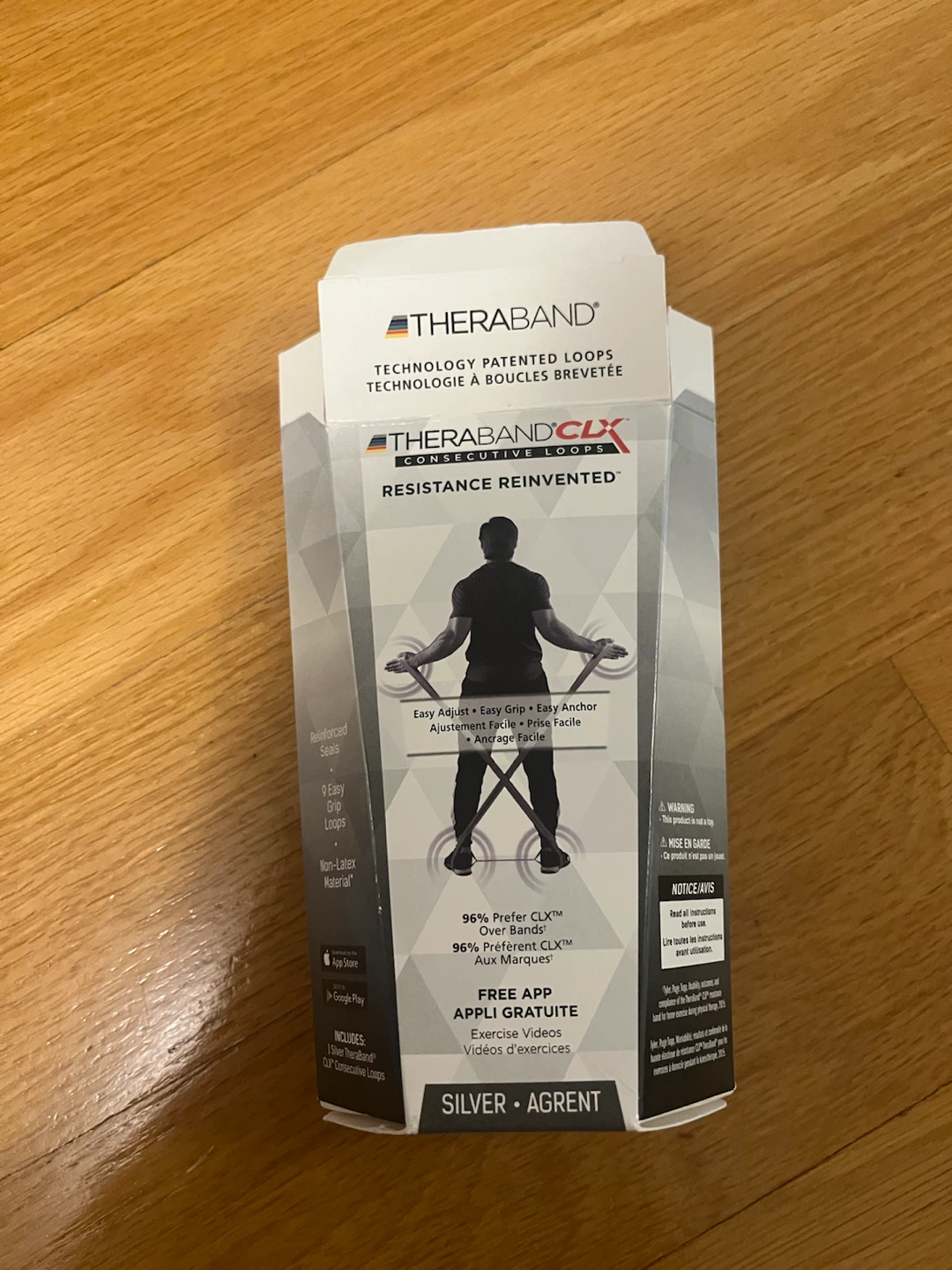 TheraBand CLX Silver Resistance Band - photo 2