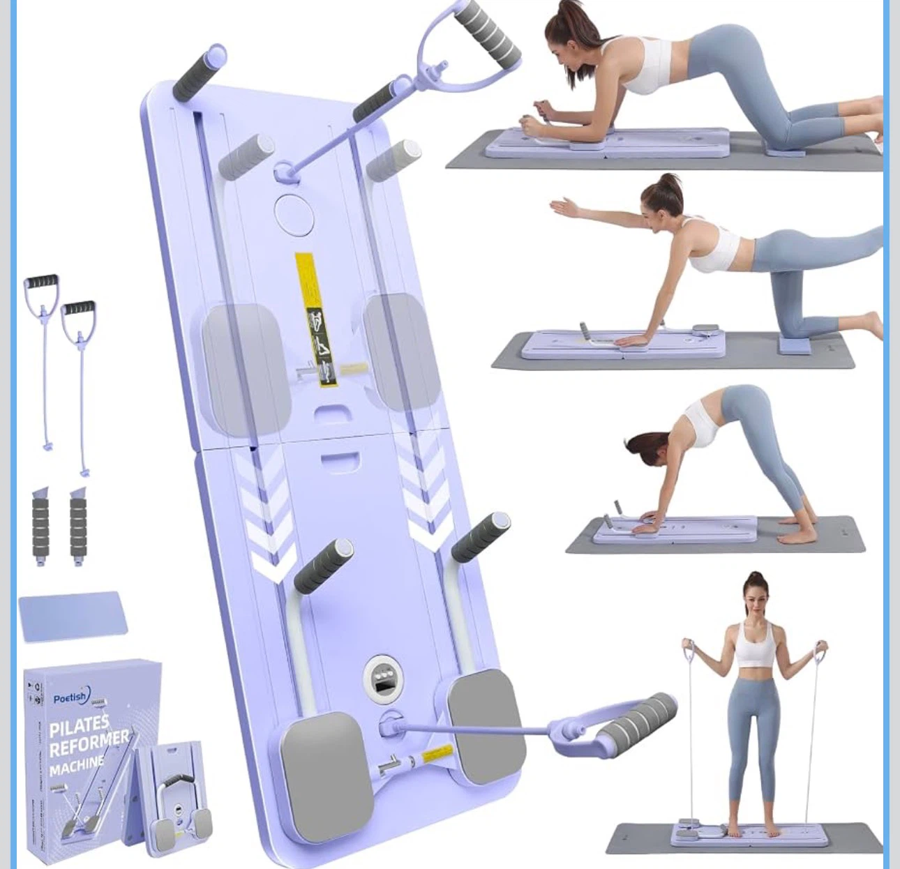 Poetish 5-in-1 Pilates Reformer Machine - photo 2