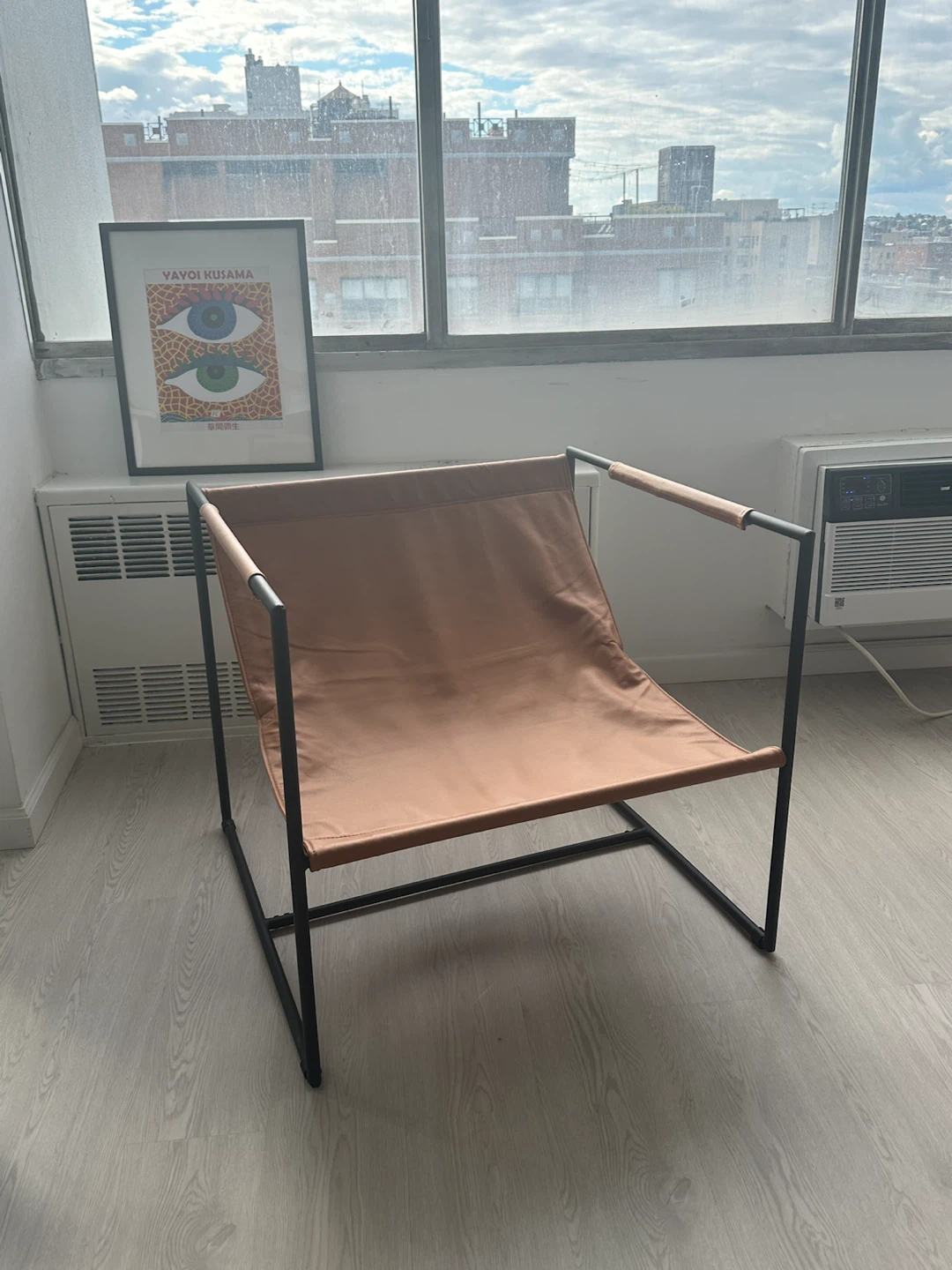 Tan Leather Lounge Chair