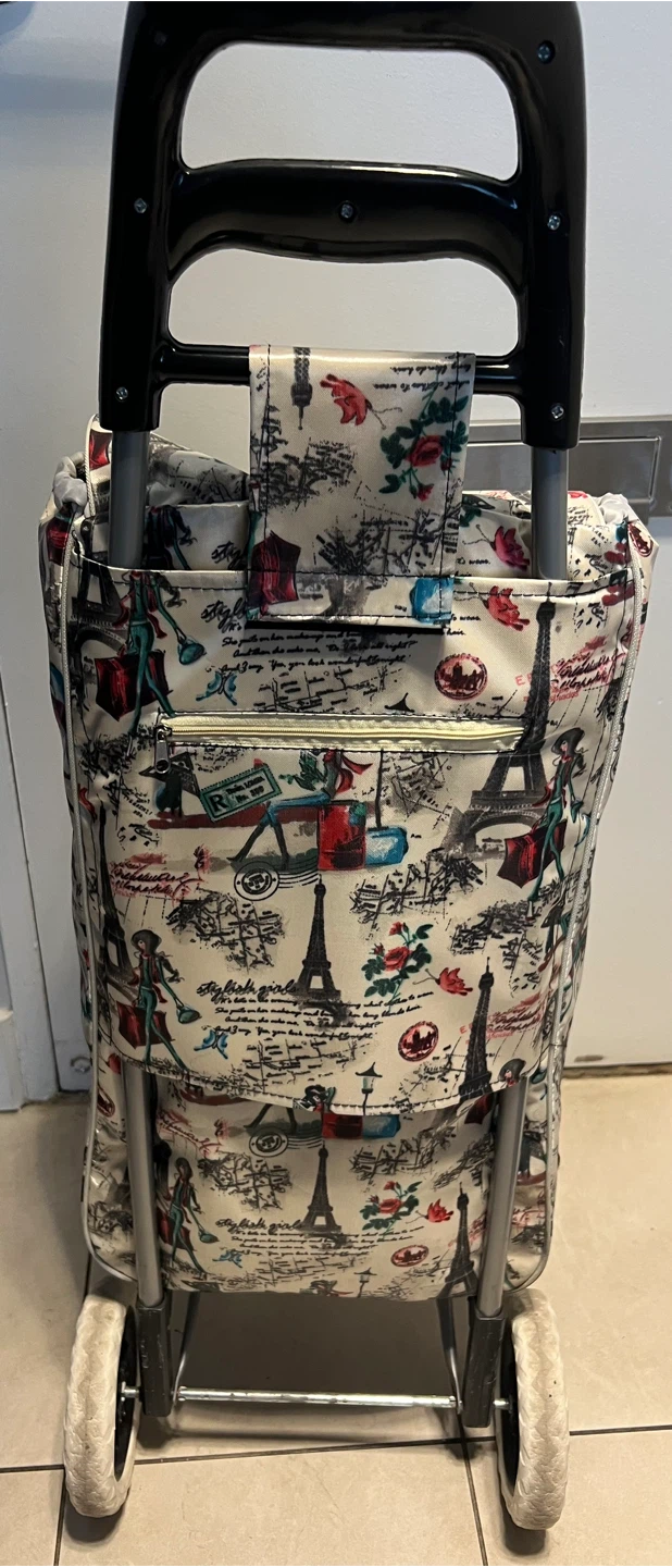 Paris Print Shopping Cart - photo 2