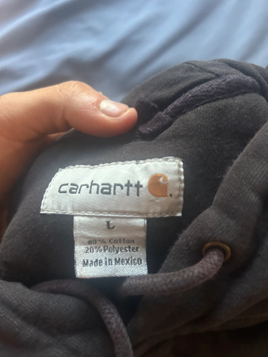 Carhartt Brown Hoodie - Size L
