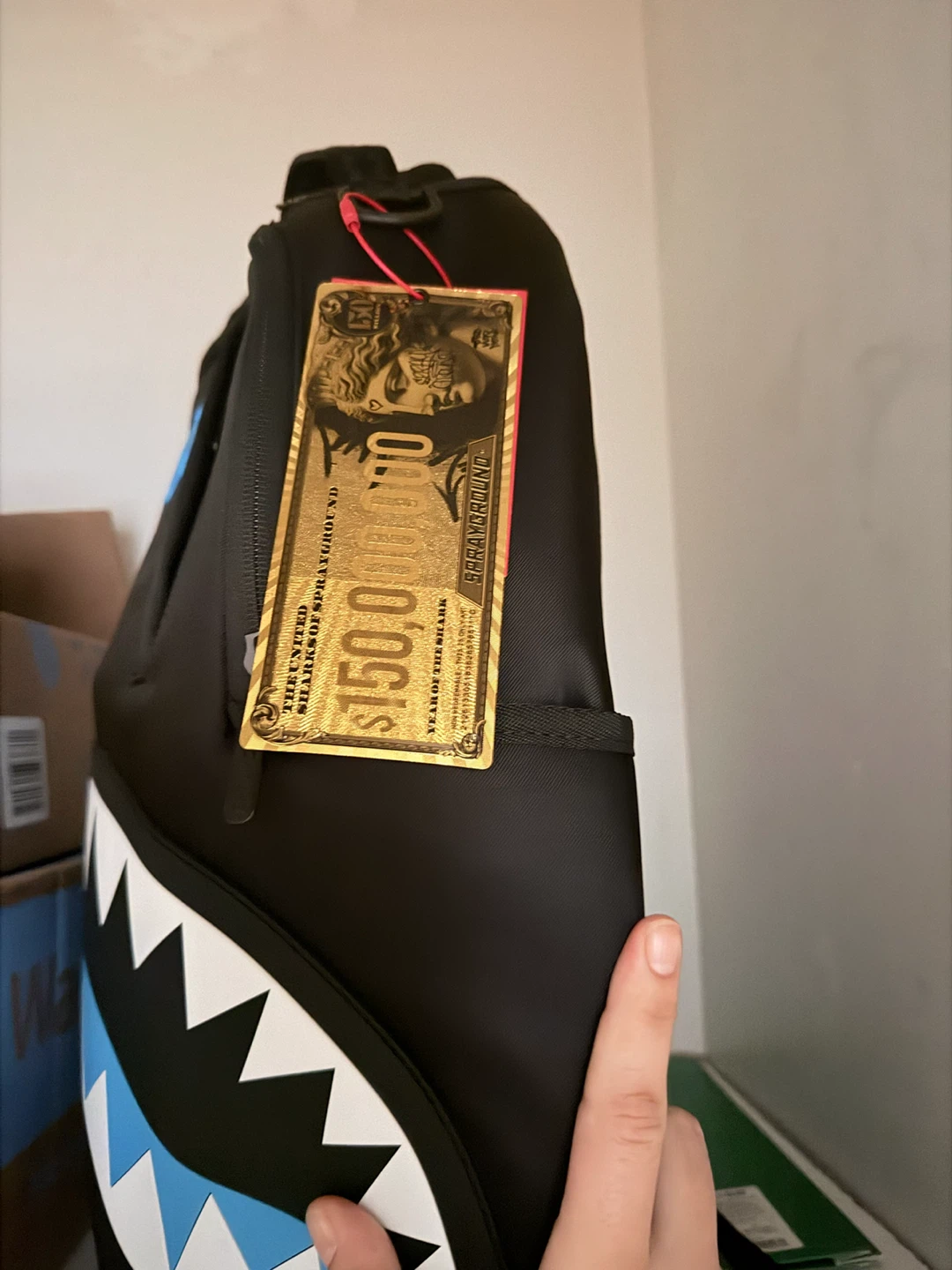 Sprayground Black Shark Mouth Backpack - photo 2