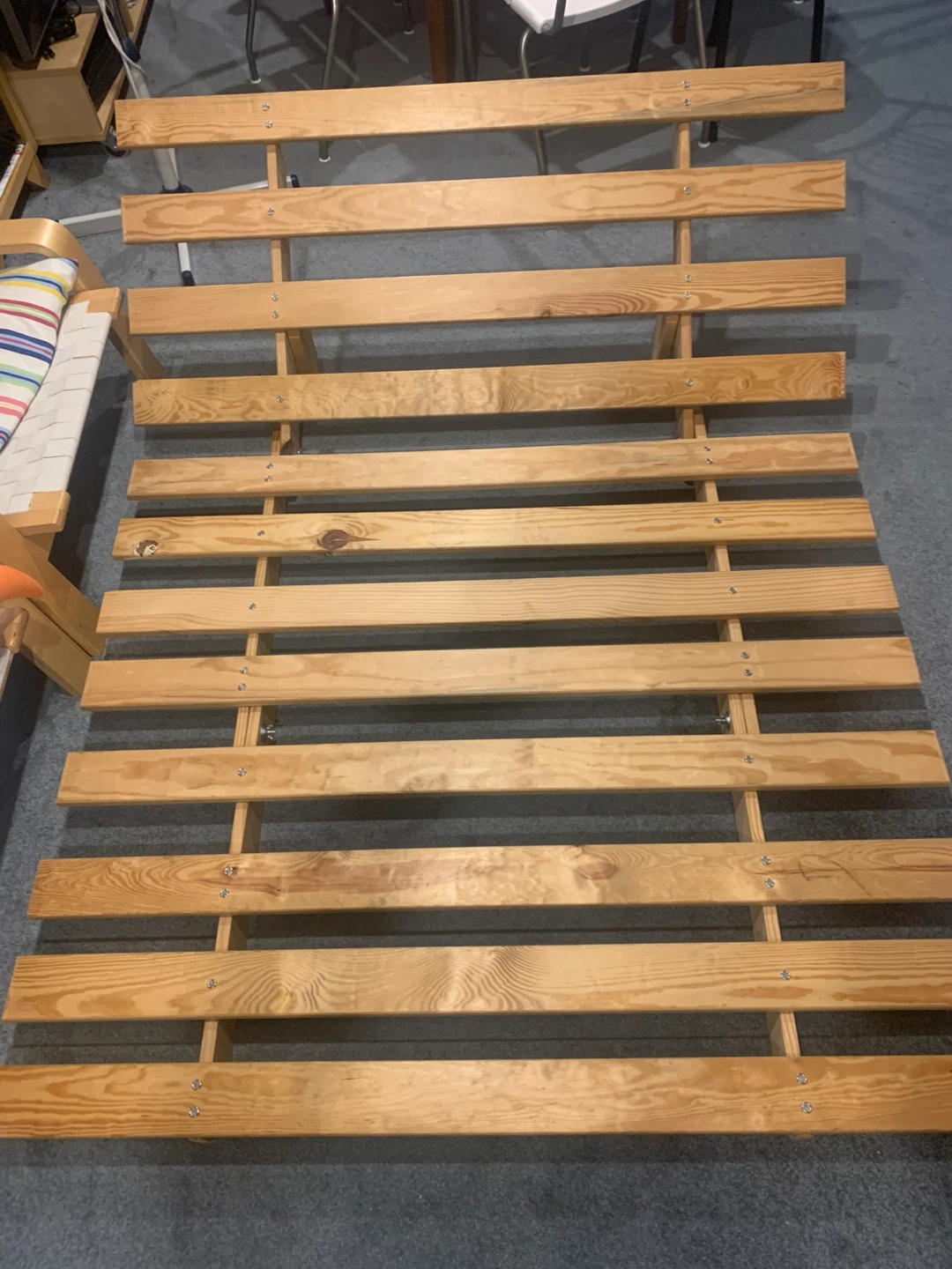 Wooden futon Bed Frame Base - Double size - photo 3