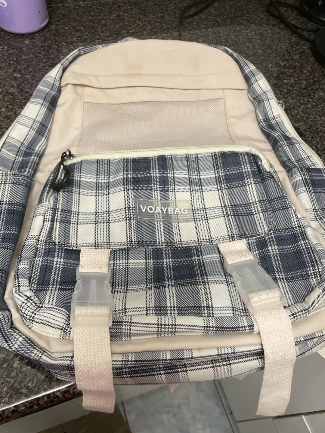 Voaybag Plaid Backpack - photo 3