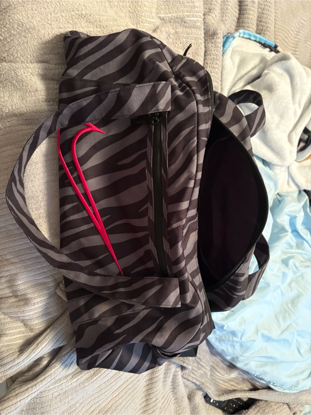 Nike Zebra Print Duffel Bag