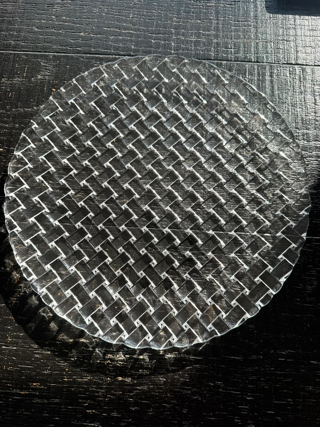 Nachtmann Bossa Nova Glass Charger Plate