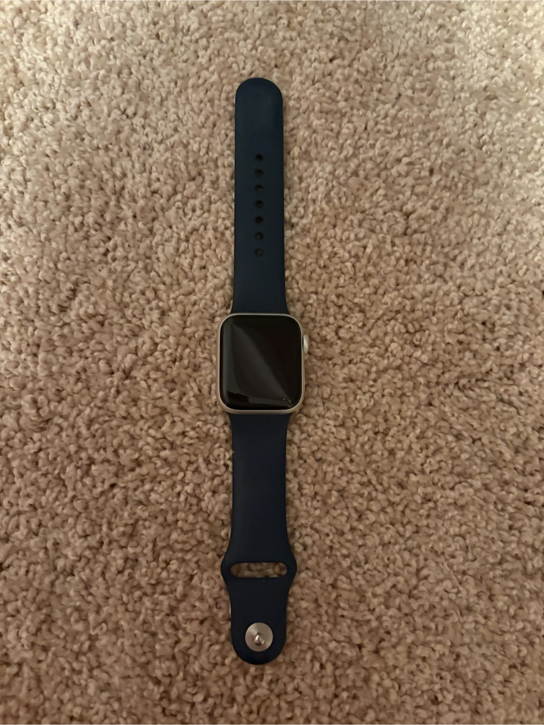 Apple Watch Aluminum with Navy Sport Band