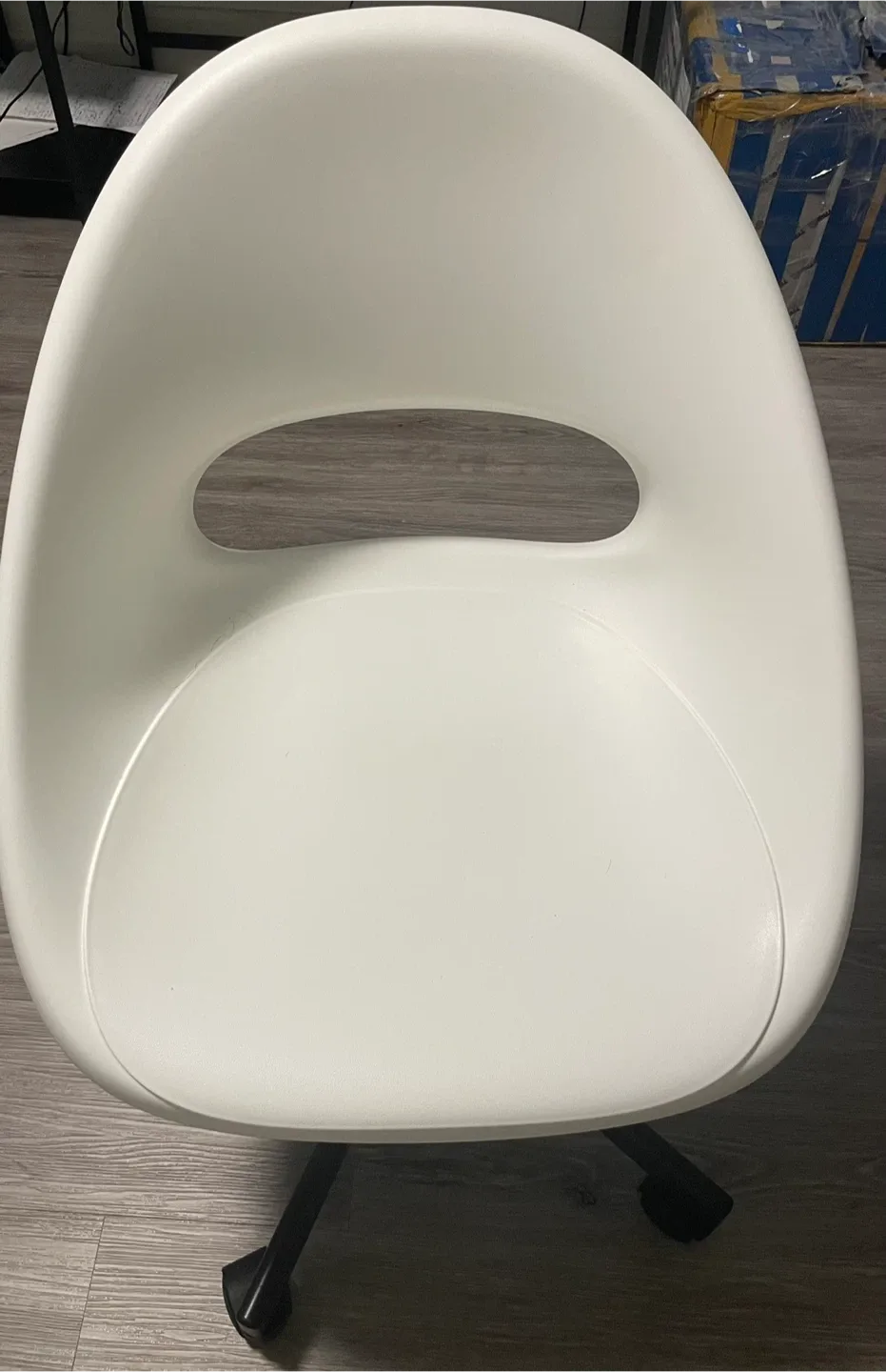 Modern White Swivel Office Chair