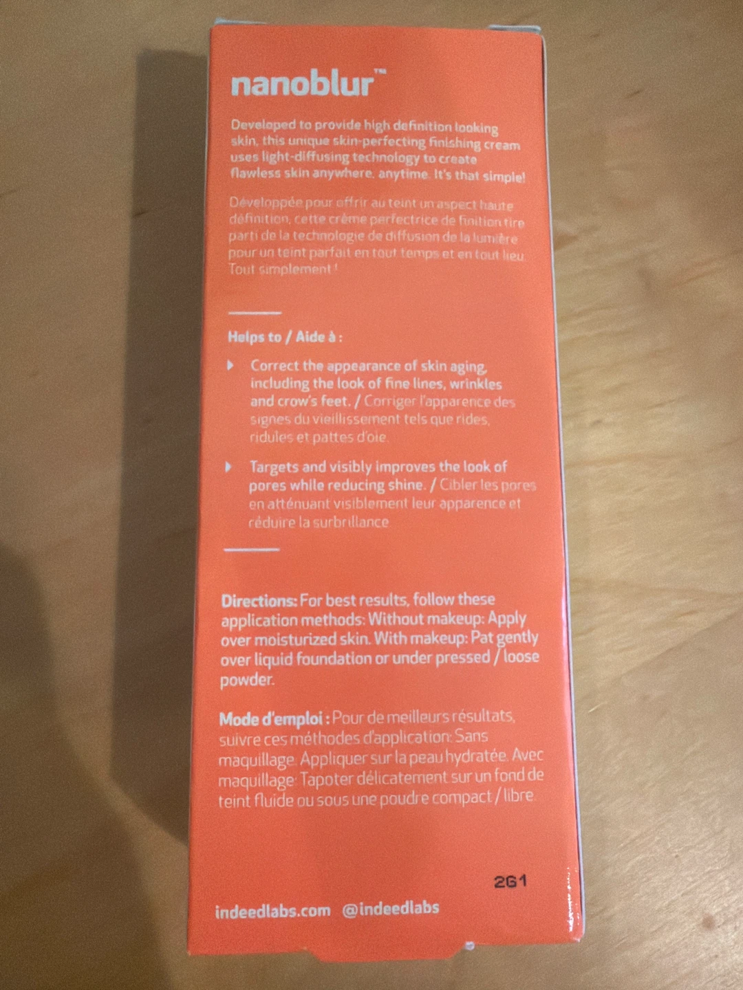 Indeed Labs nanoblur Skin Blurring Cream - photo 2