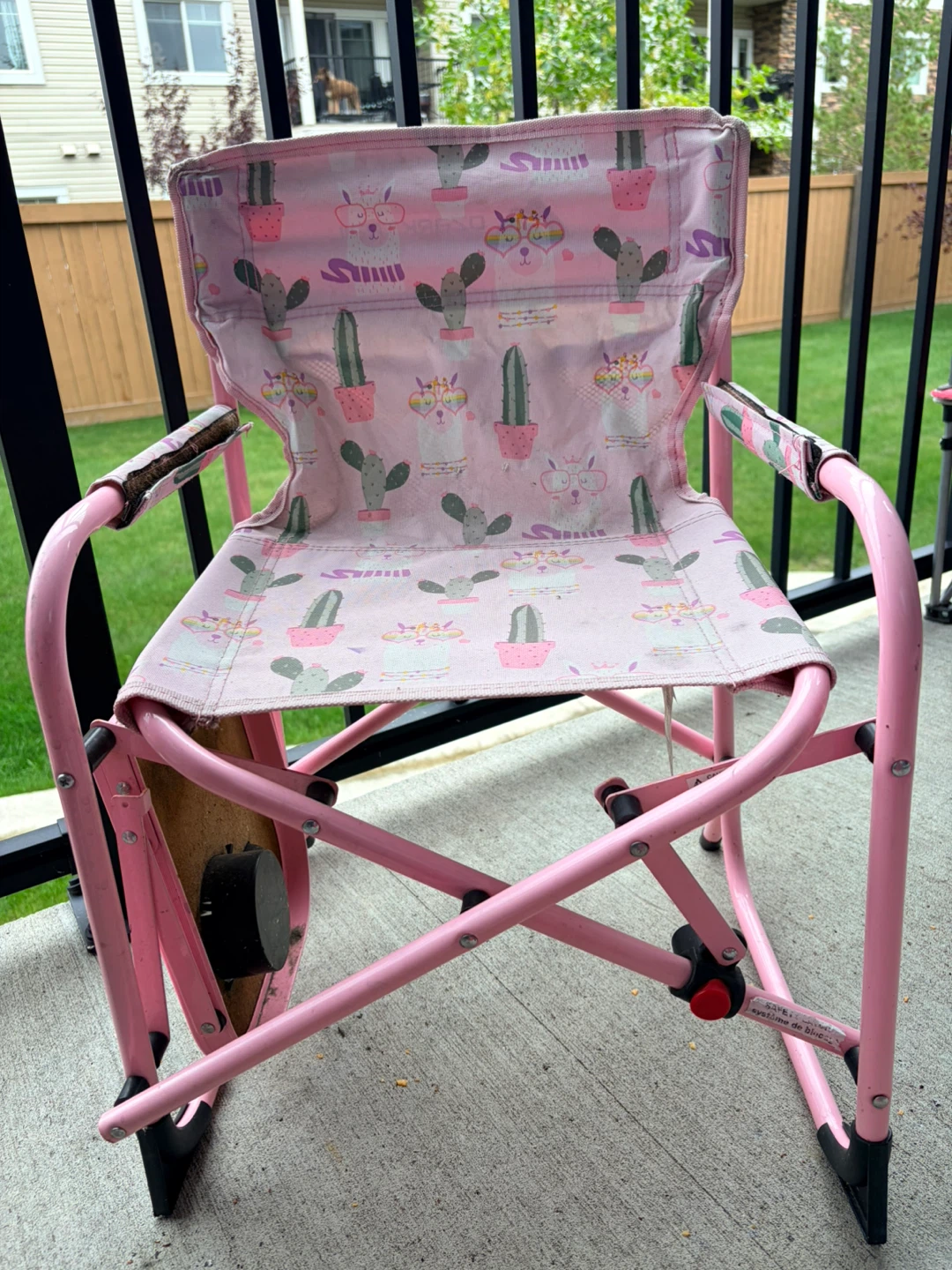 Foldable Kids Camping Chair with Cup Holder and Tray