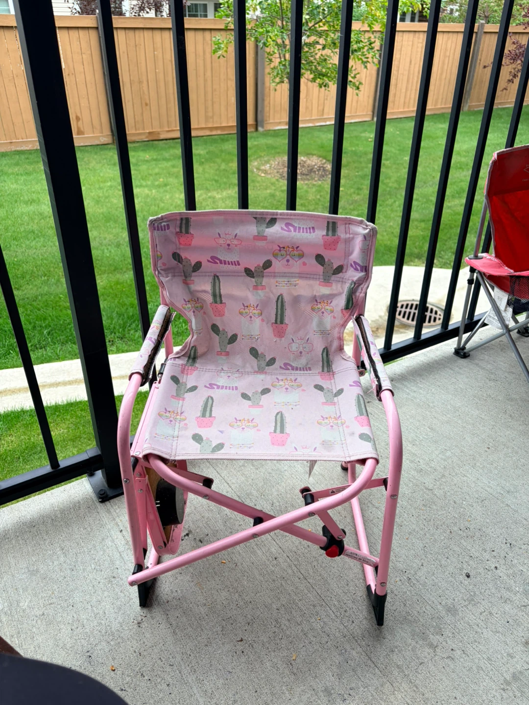 Foldable Kids Camping Chair with Cup Holder and Tray - photo 2