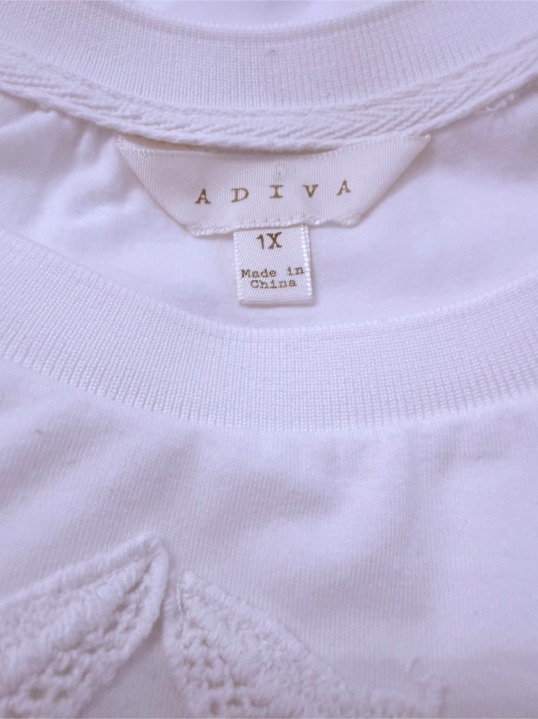 Adiva White Lace Detail Blouse - photo 4