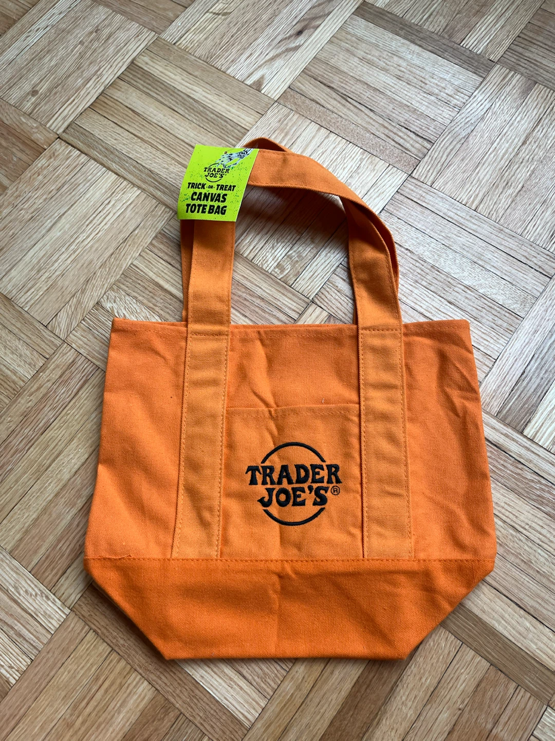 NEW Trader Joe’s Orange Trick-or-Treat Canvas Tote