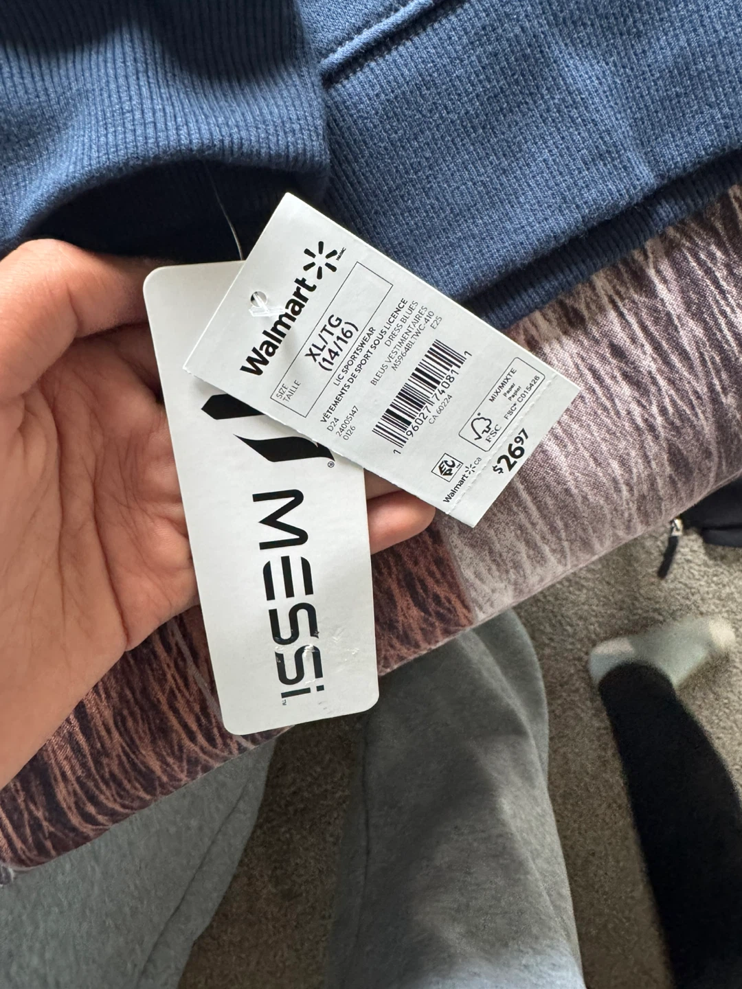 Messi Navy Hoodie XL/TG (14/16) - photo 2