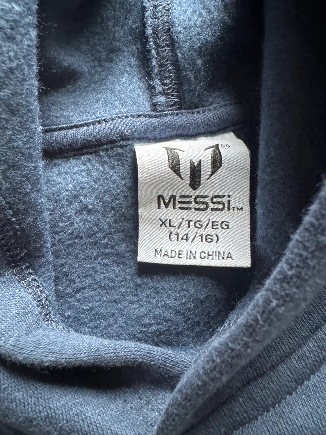 Messi Navy Hoodie XL/TG (14/16) - photo 3