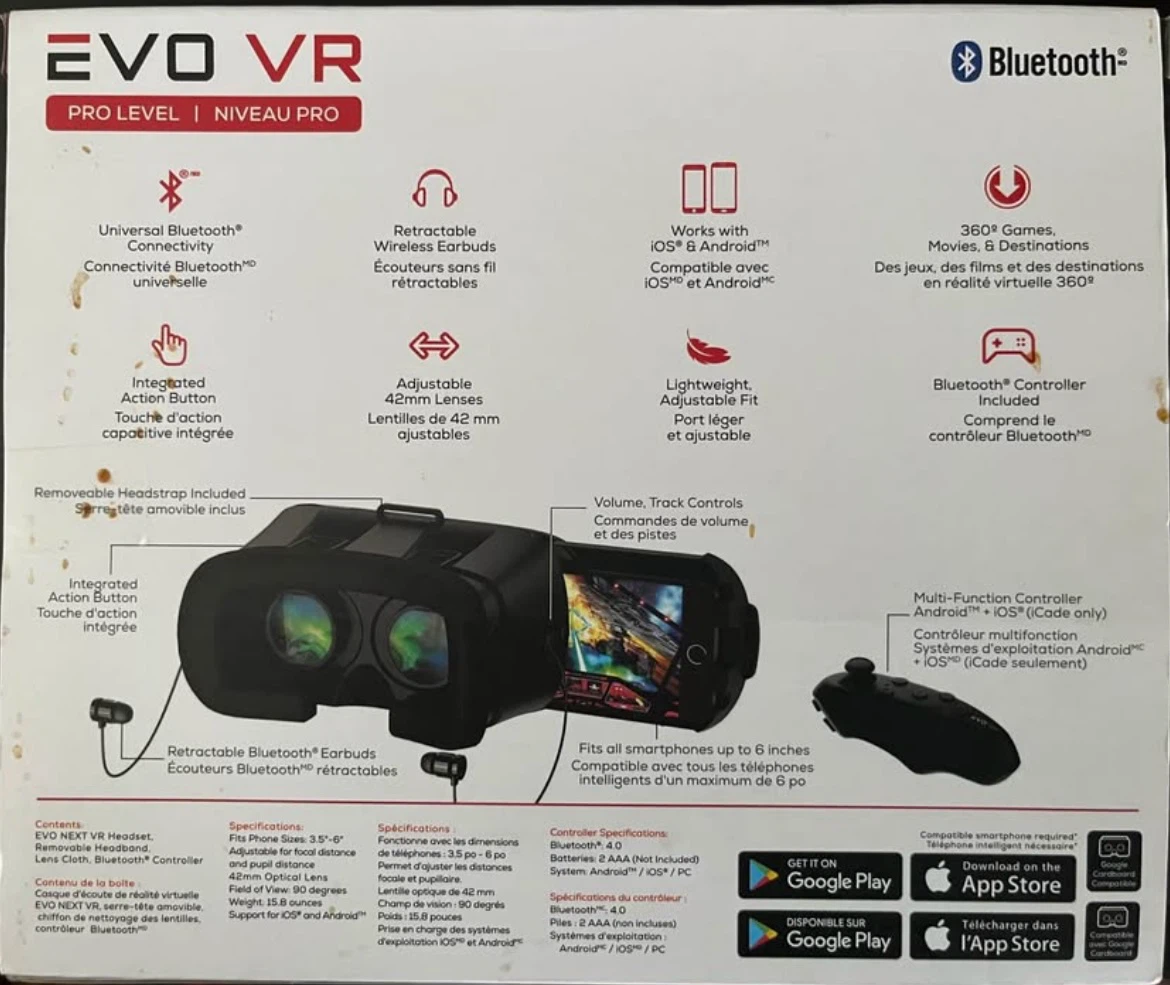 EVO VR Pro Level Virtual Reality Headset - photo 3