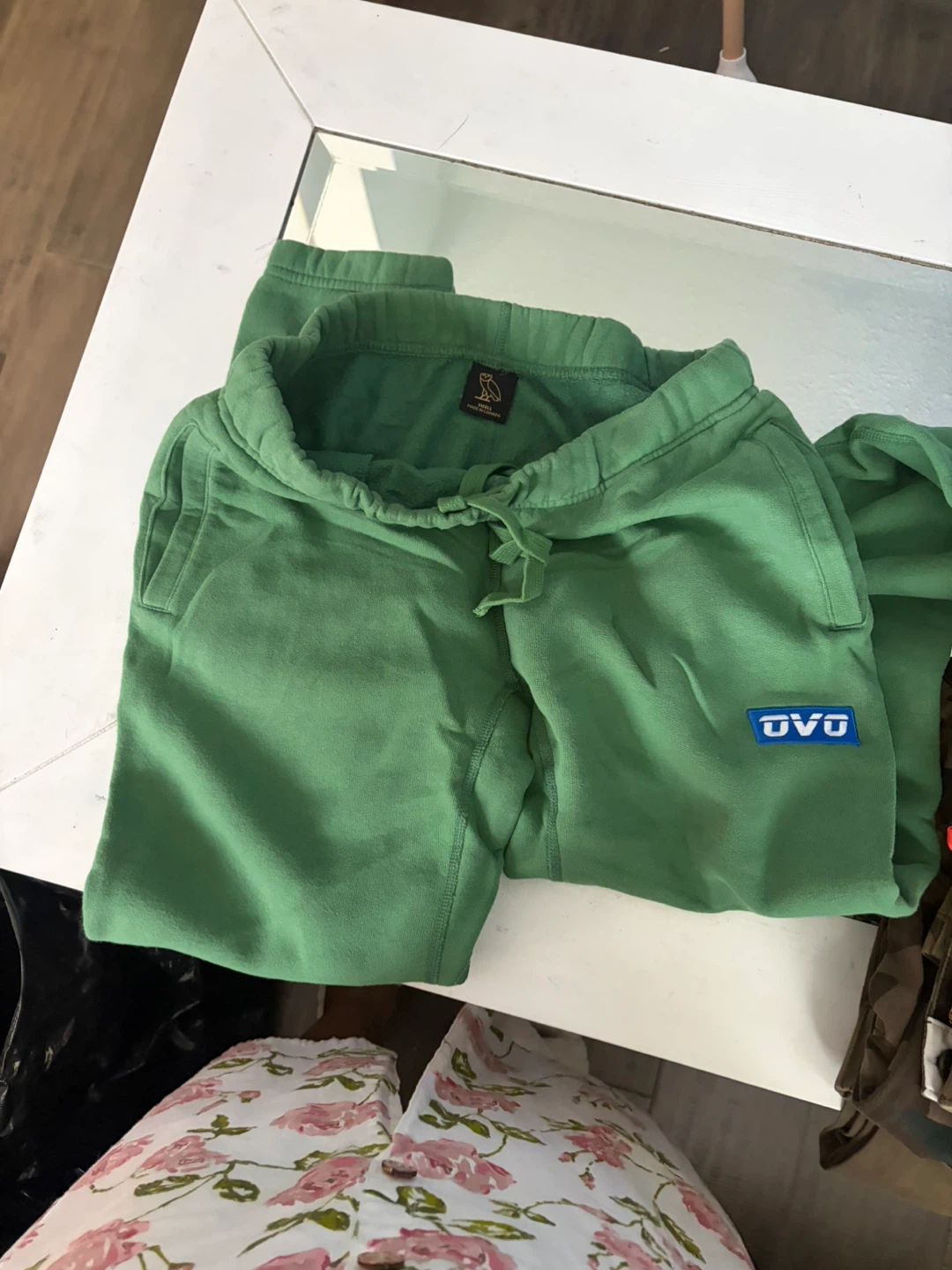 OVO Sweatpants Green - photo 4