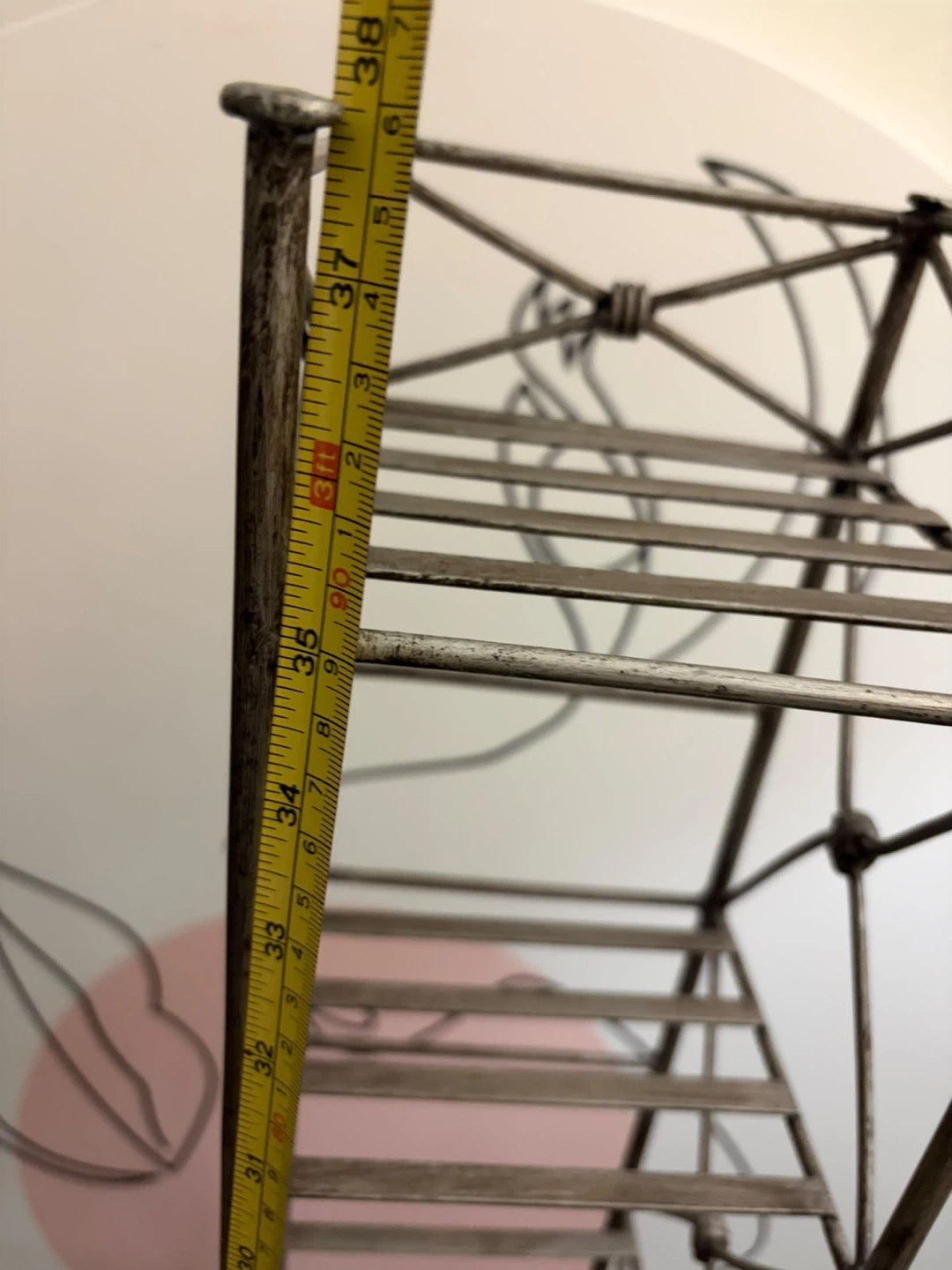 Vintage Metal Display Shelf - photo 2