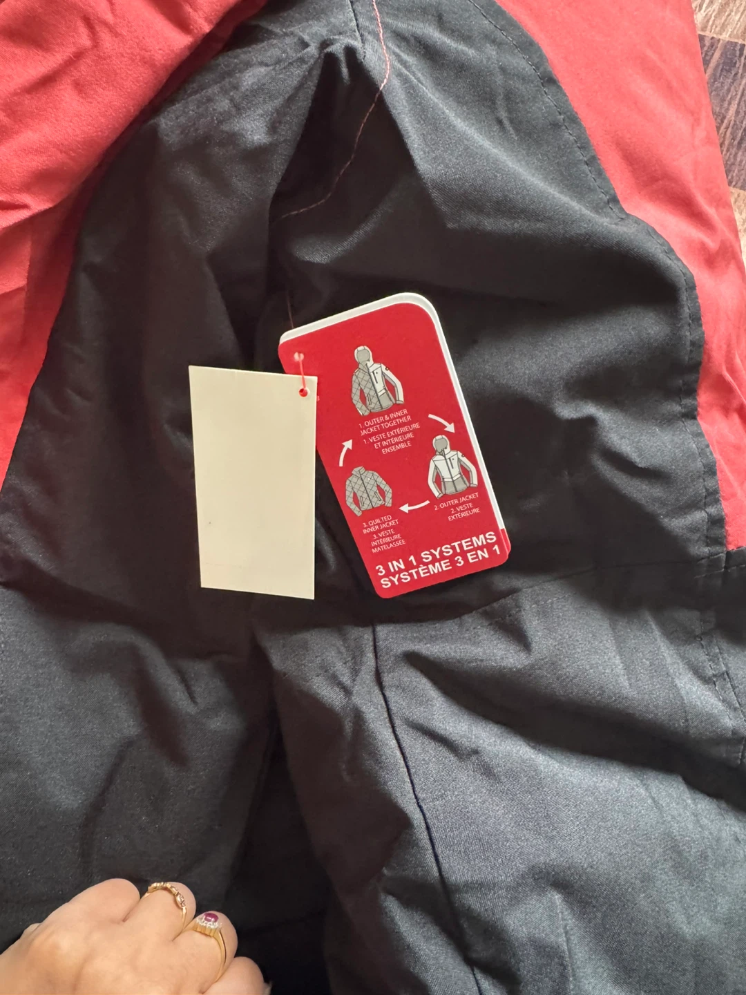 Reebok 3-in-1 System Jacket Red - photo 3