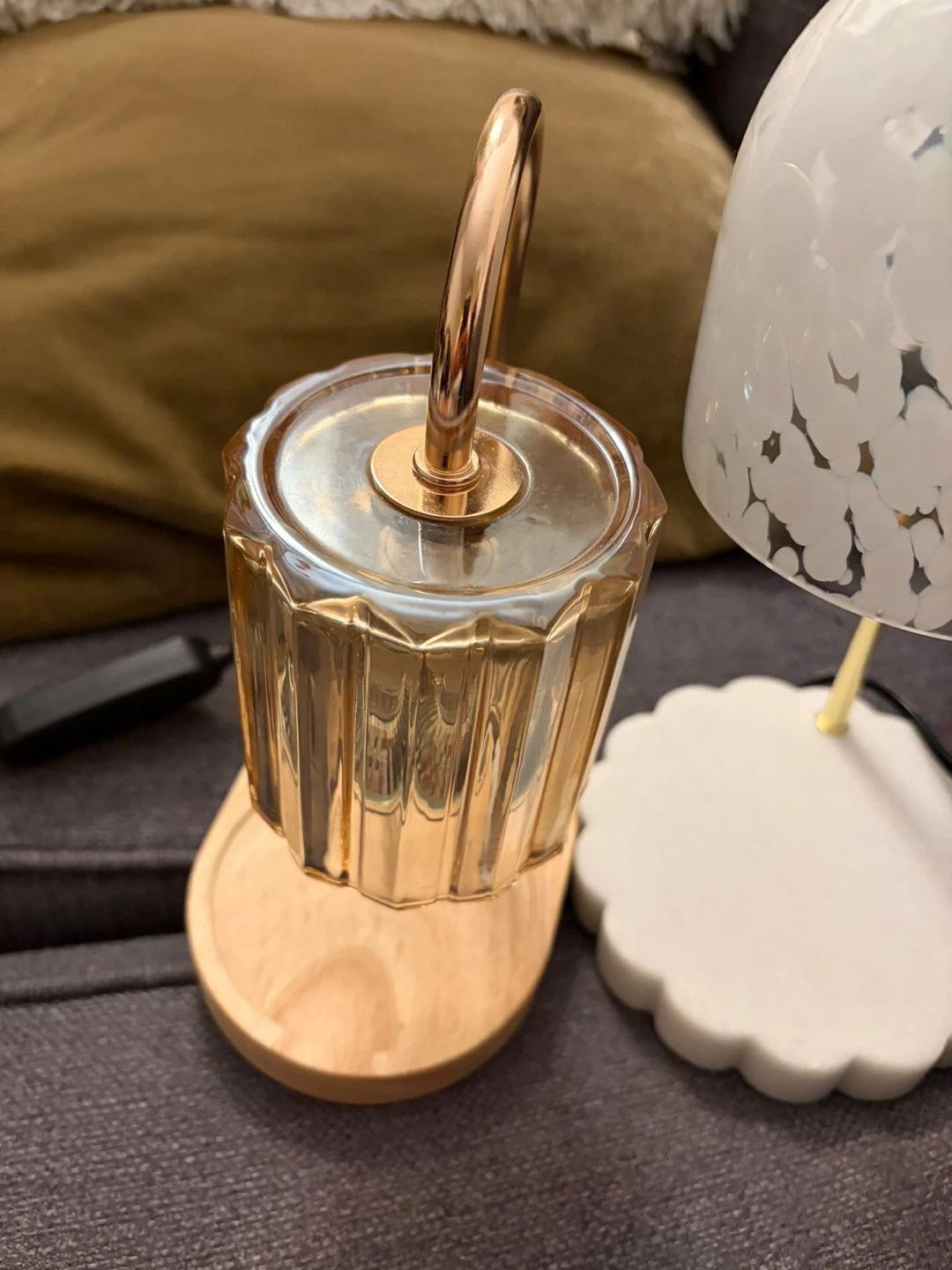 Glass Accent Lamp with Dimmer - photo 4