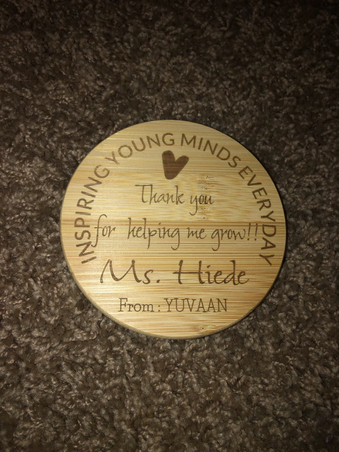 Engraved container  for Teachers - photo 3
