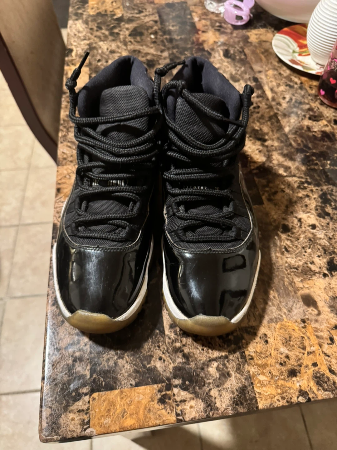 Black Air Jordan 11 Retro "Space Jam" Sneakers
