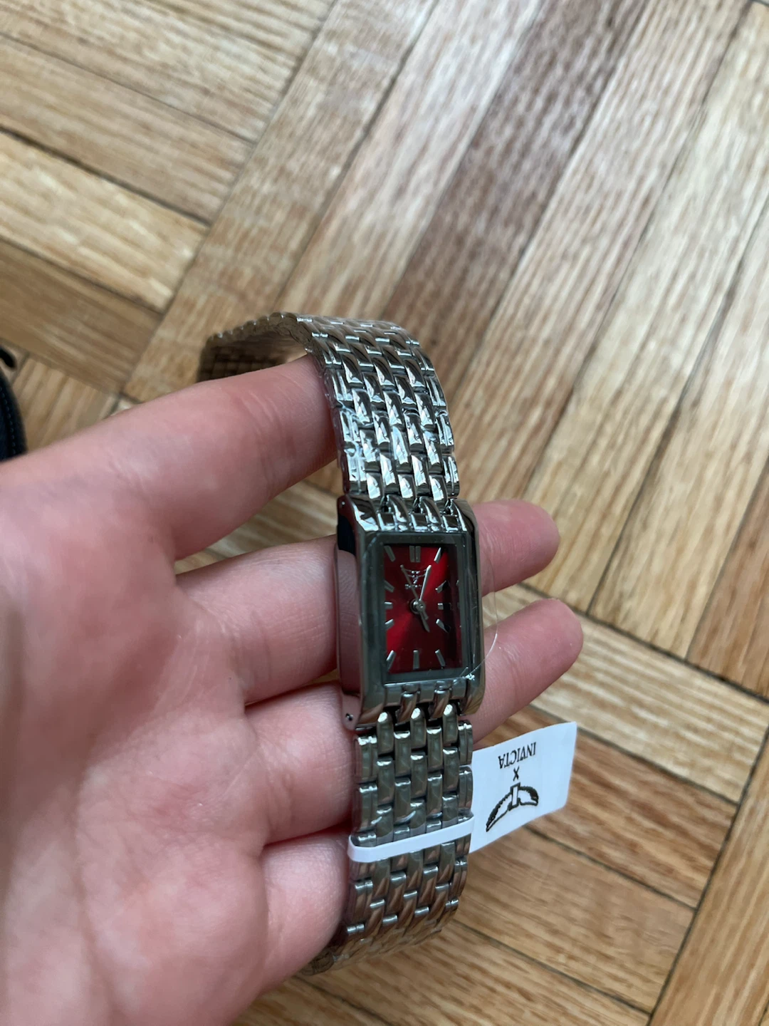 NEW Invicta Specialty I 20.5mm Red Dial Silver Watch - photo 4