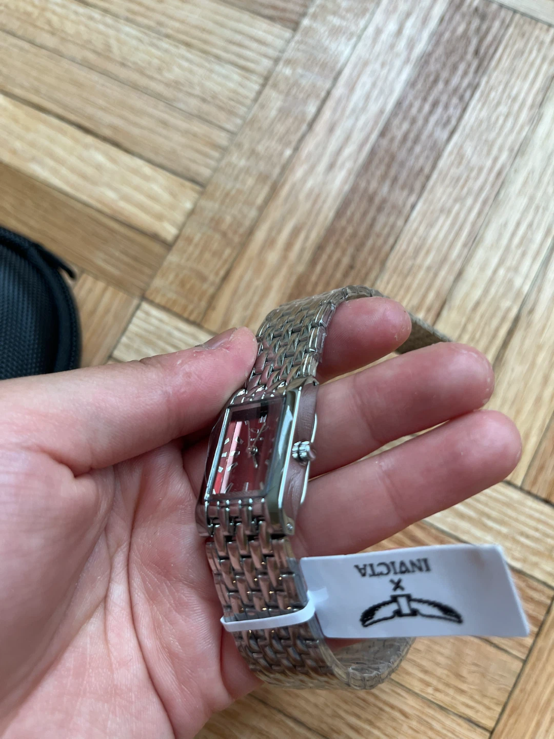 NEW Invicta Specialty I 20.5mm Red Dial Silver Watch - photo 5