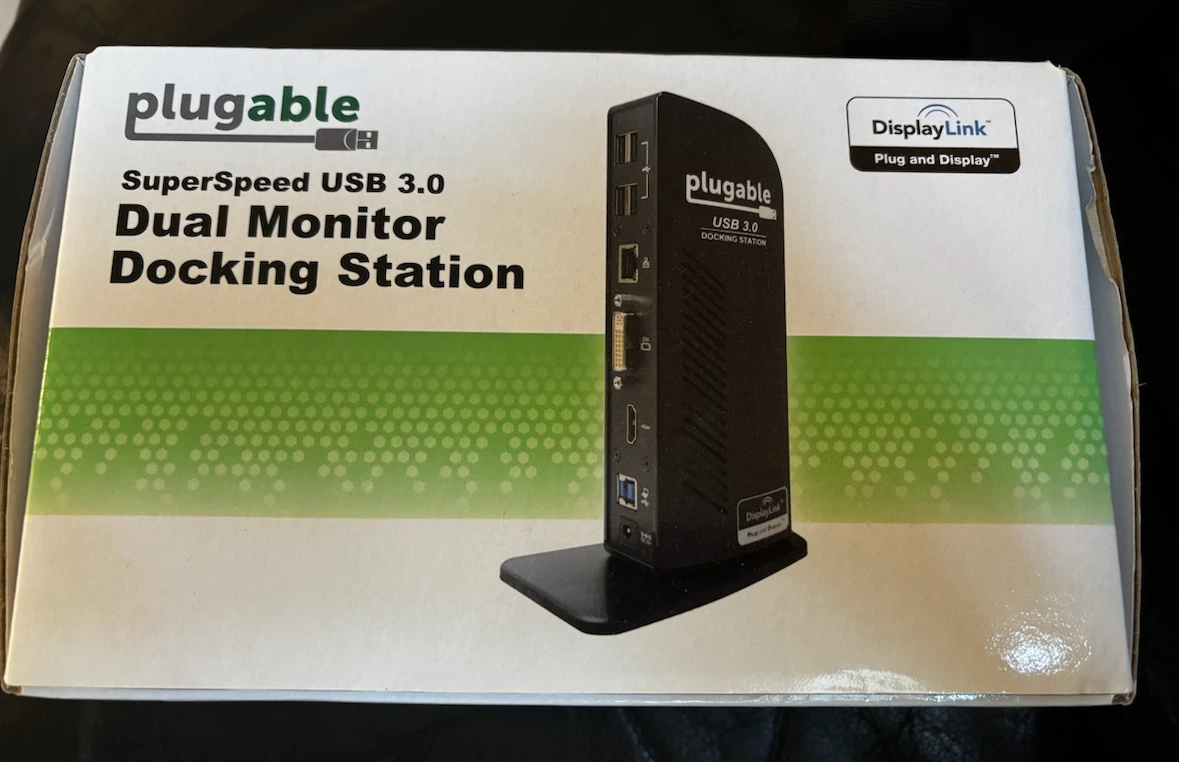 Plugable SuperSpeed USB 3.0 Dual Monitor Docking Station