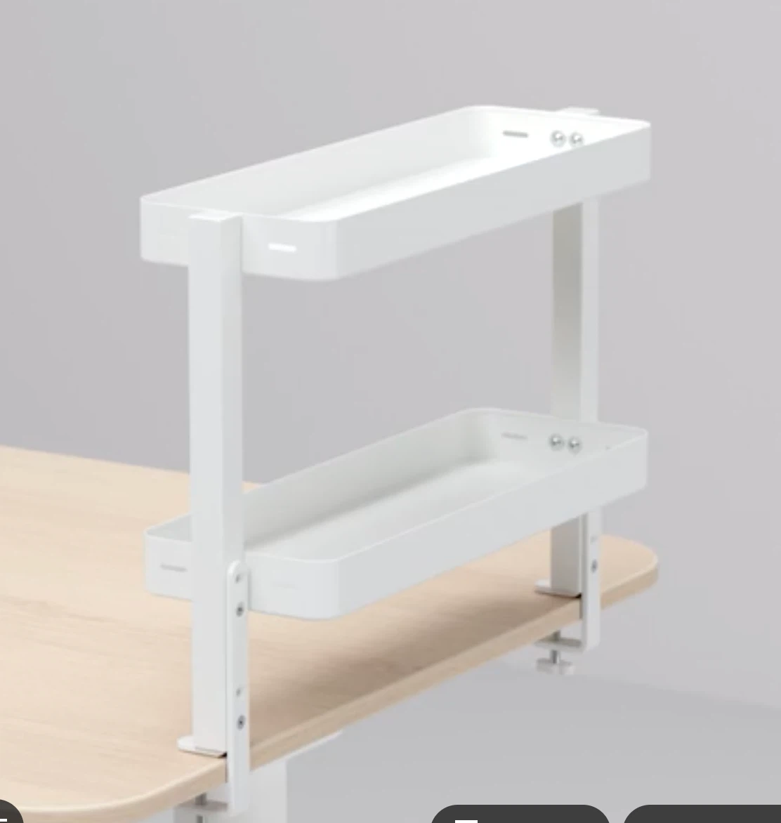 IKEA VATTENKAR Desktop Shelf White - photo 2