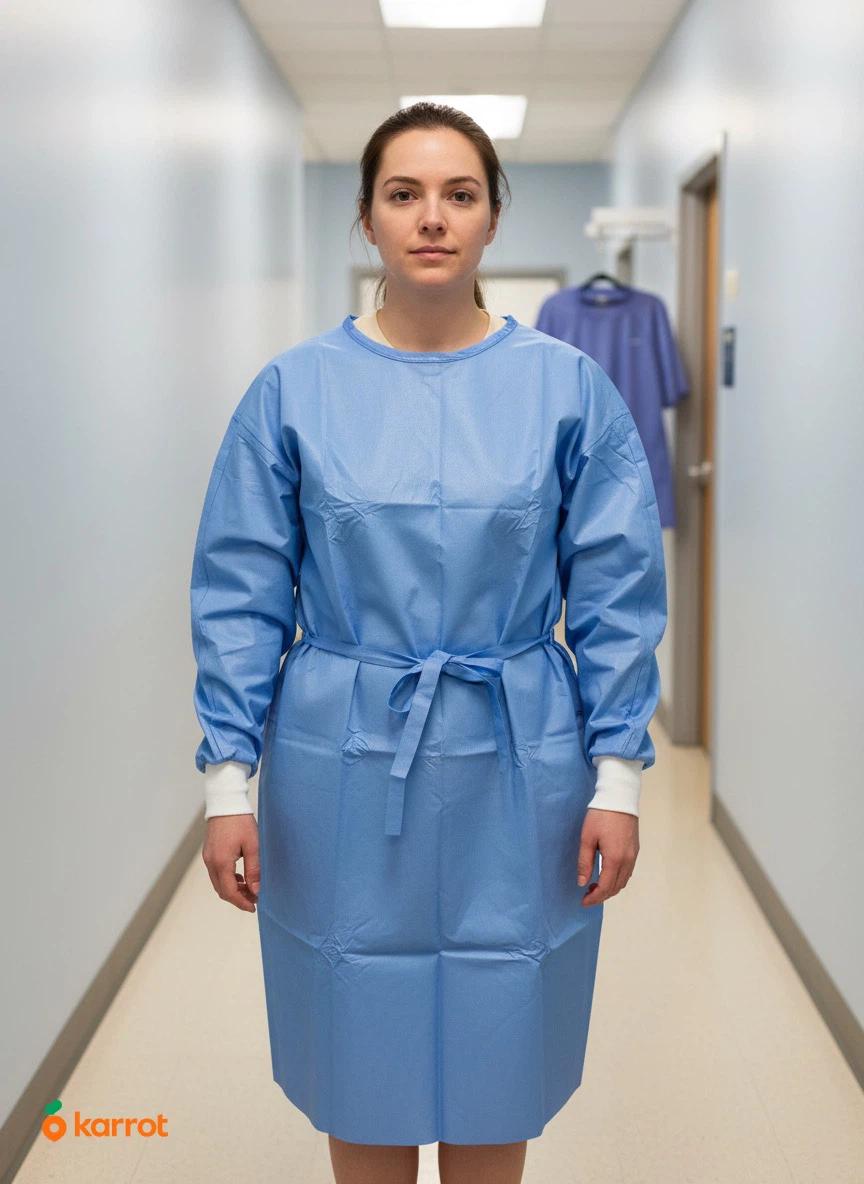 Merchants for America Coated Isolation Gown Medium - photo 5