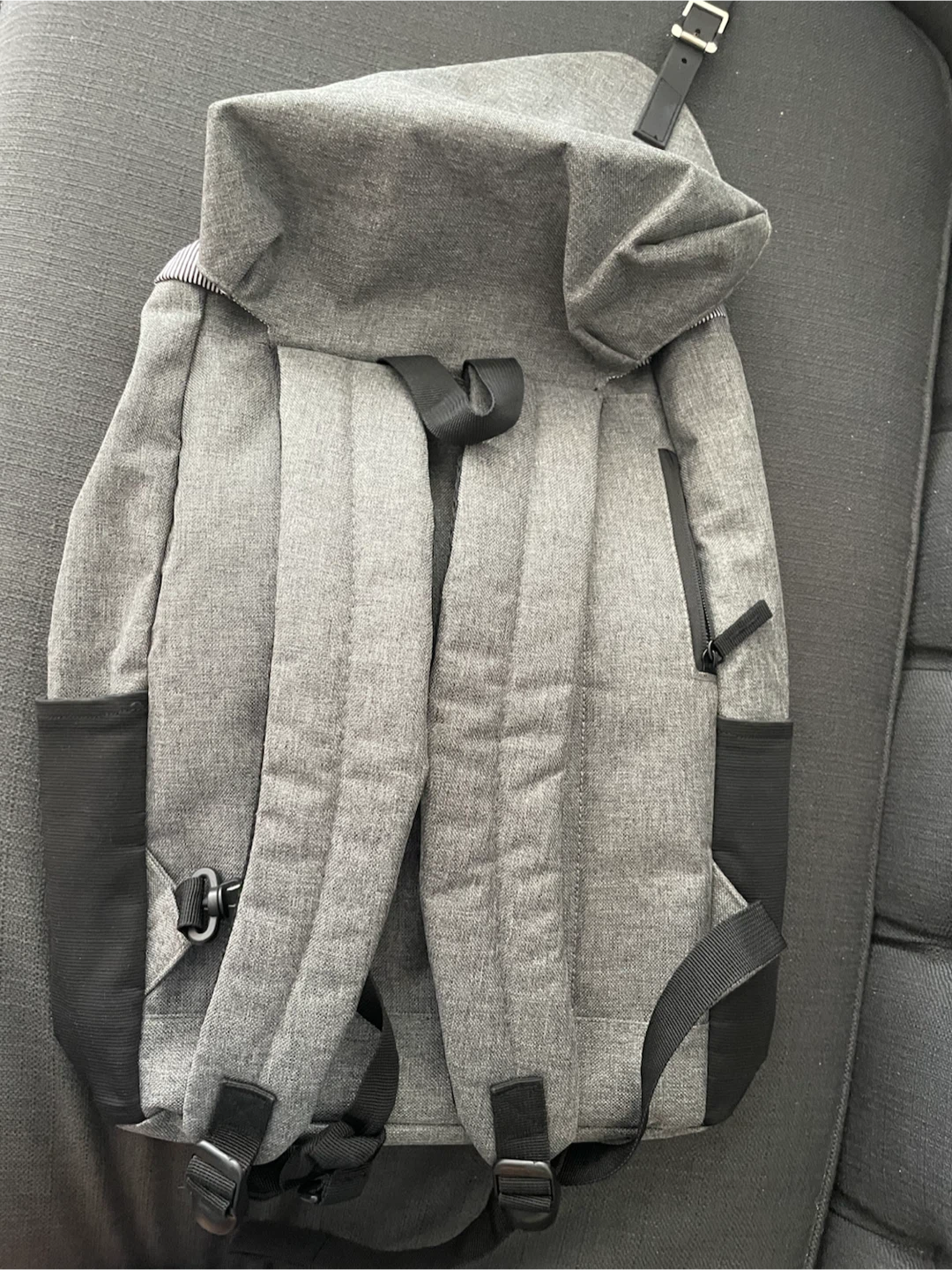 Grey Canvas Backpack - photo 5