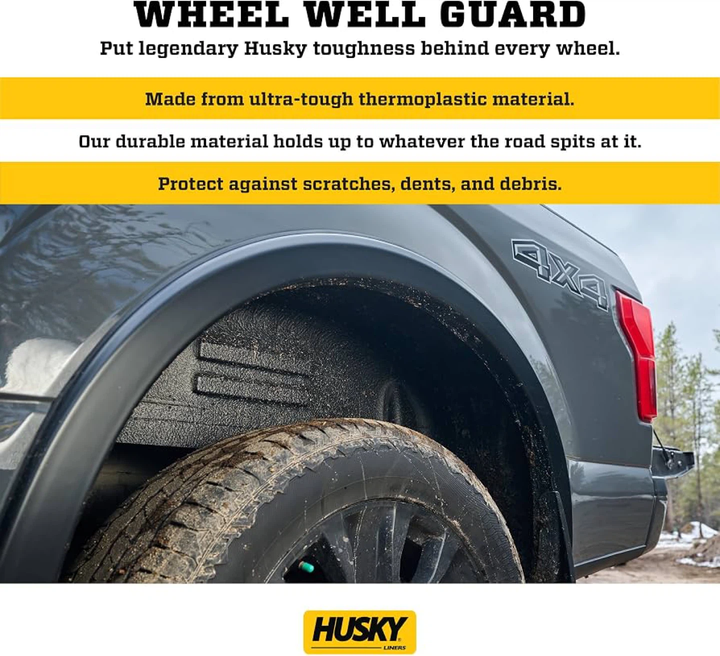 Husky Rear Wheel Well Guards Ford F150 2015 - 2020 - New - photo 3