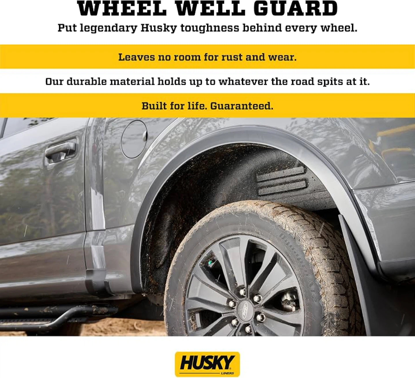 Husky Rear Wheel Well Guards Ford F150 2015 - 2020 - New - photo 2