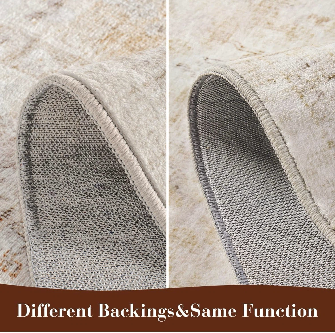 8x10 Machine Washable Area Rug - Beige - photo 4