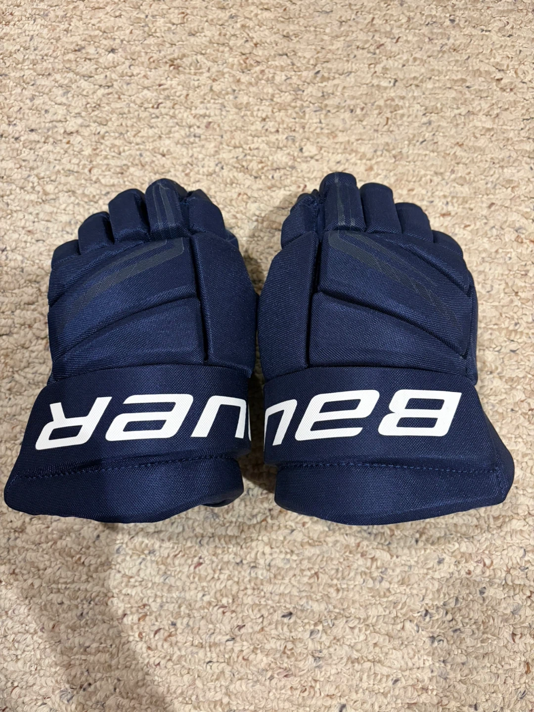 Bauer Hockey Gloves Navy