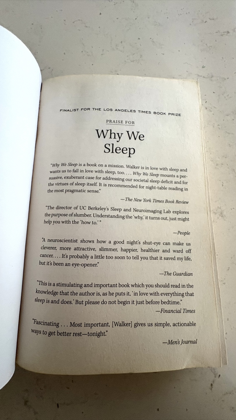 Why We Sleep by Matthew Walker, PhD - photo 2