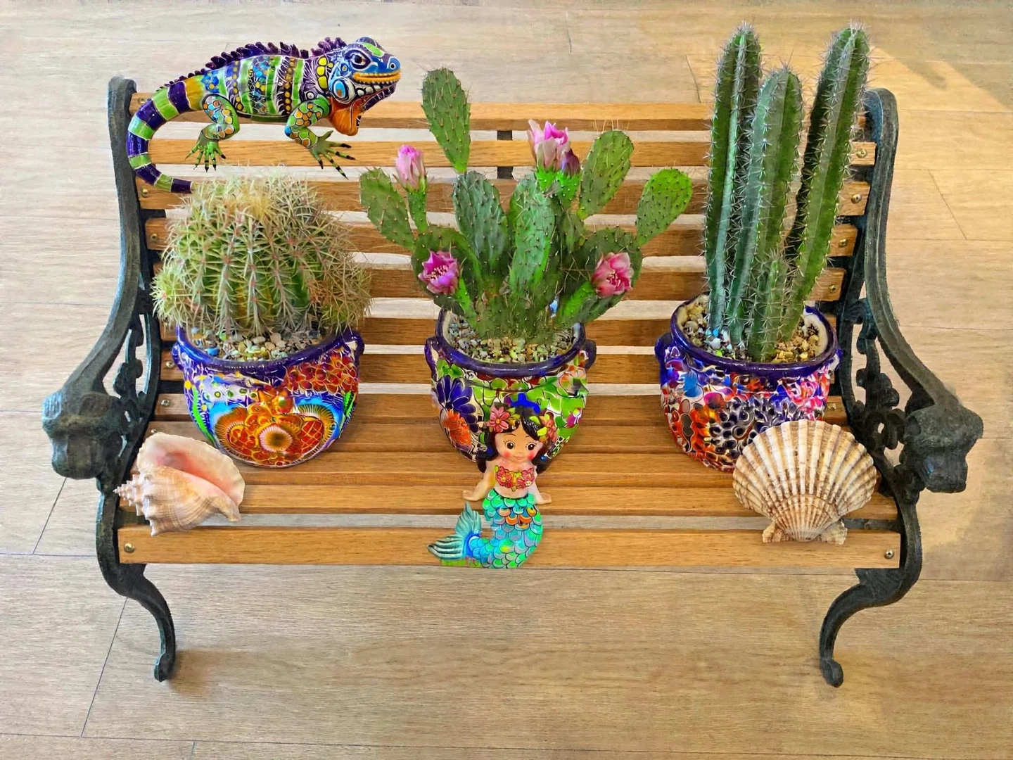 MINIATURE LIONS HEAD BENCH - photo 4