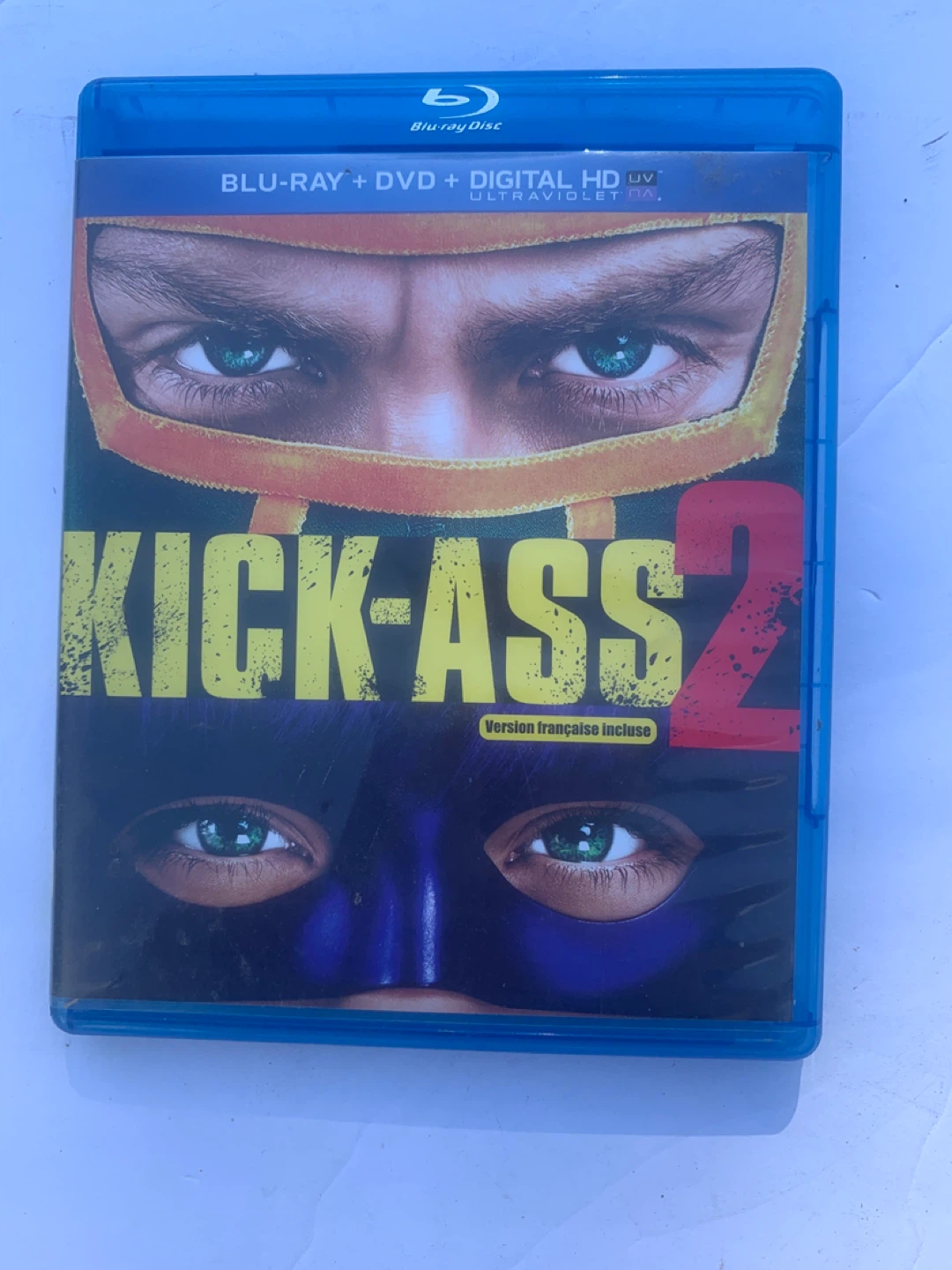 Kick-Ass 2 Blu-ray + DVD Combo Pack. Only 1 DVD.
