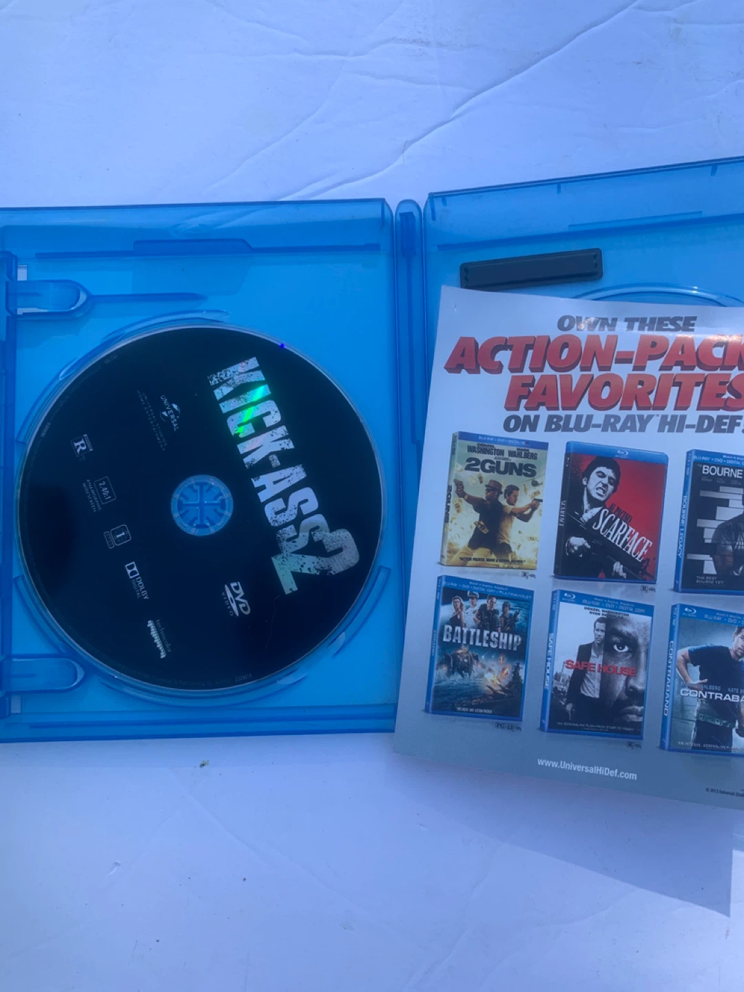 Kick-Ass 2 Blu-ray + DVD Combo Pack. Only 1 DVD. - photo 2
