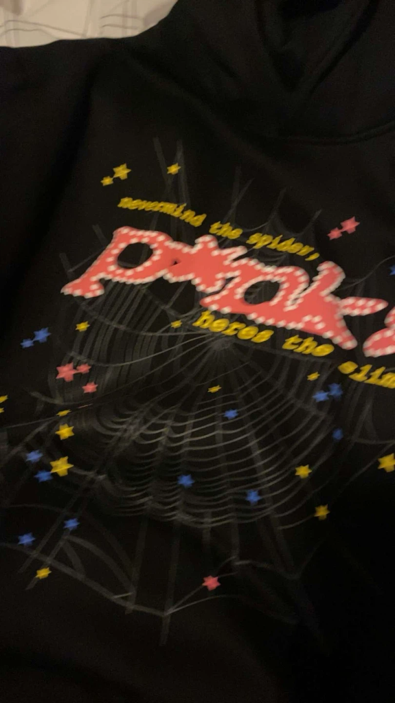 Spider Print Hoodie