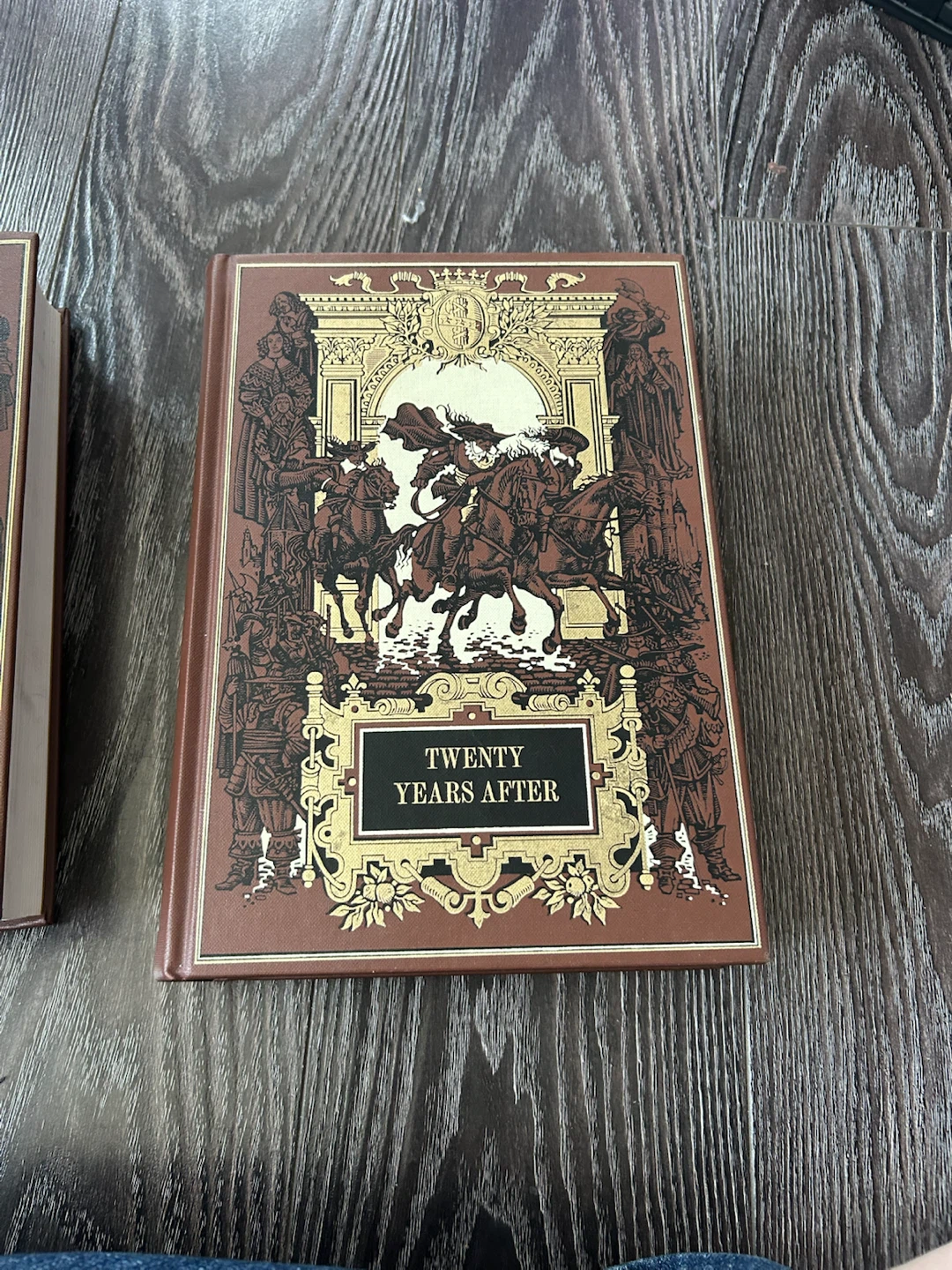 three musketeers and twenty years later hard cover  set books. - photo 4