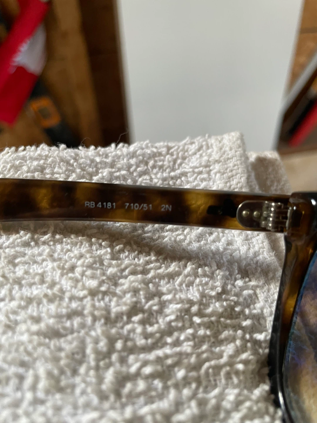 Ray-Ban RB4181 Sunglasses (Polished Light Havana Frame Colour) - photo 5