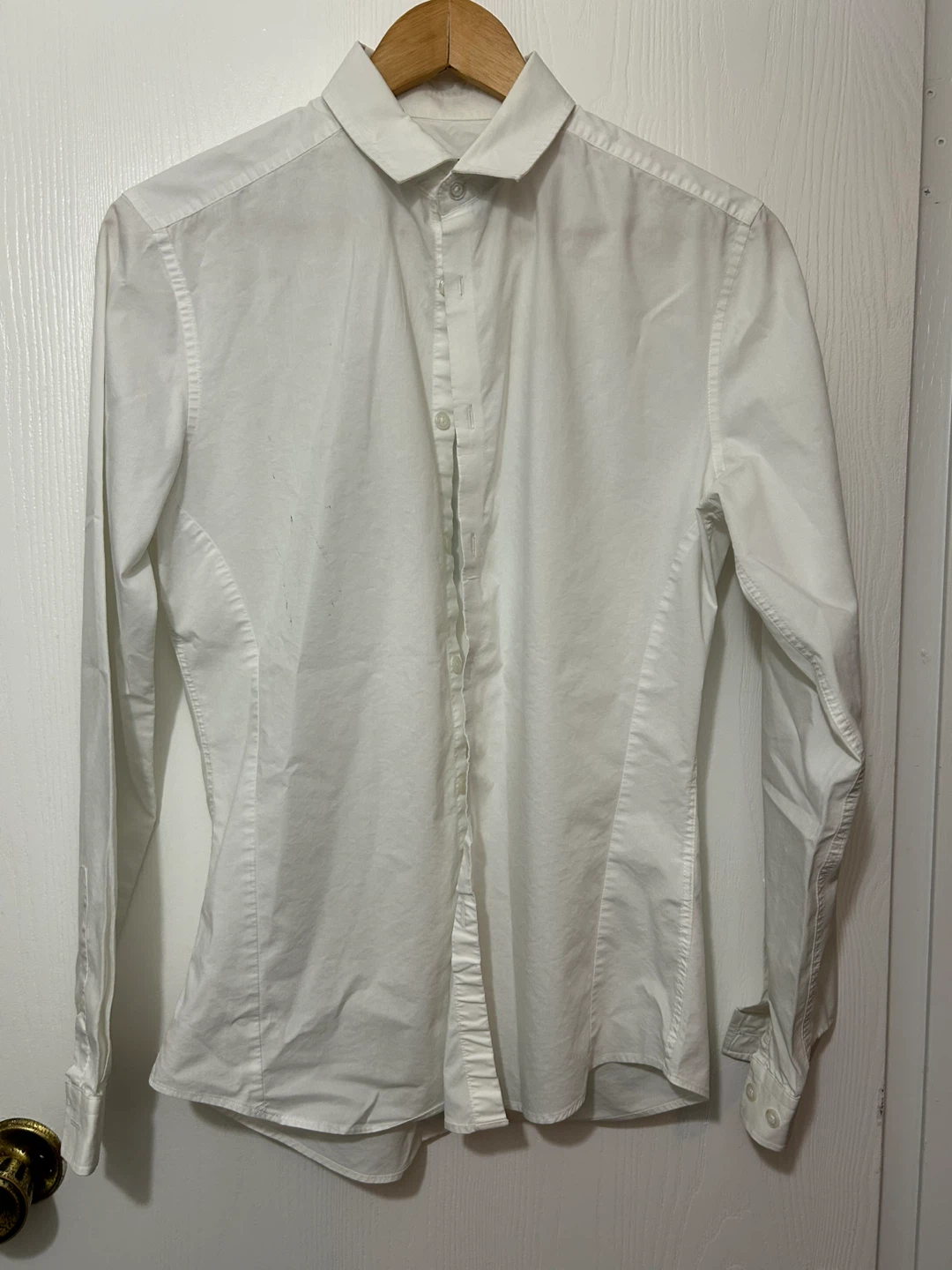 Topman Muscle Fit White Dress Shirt