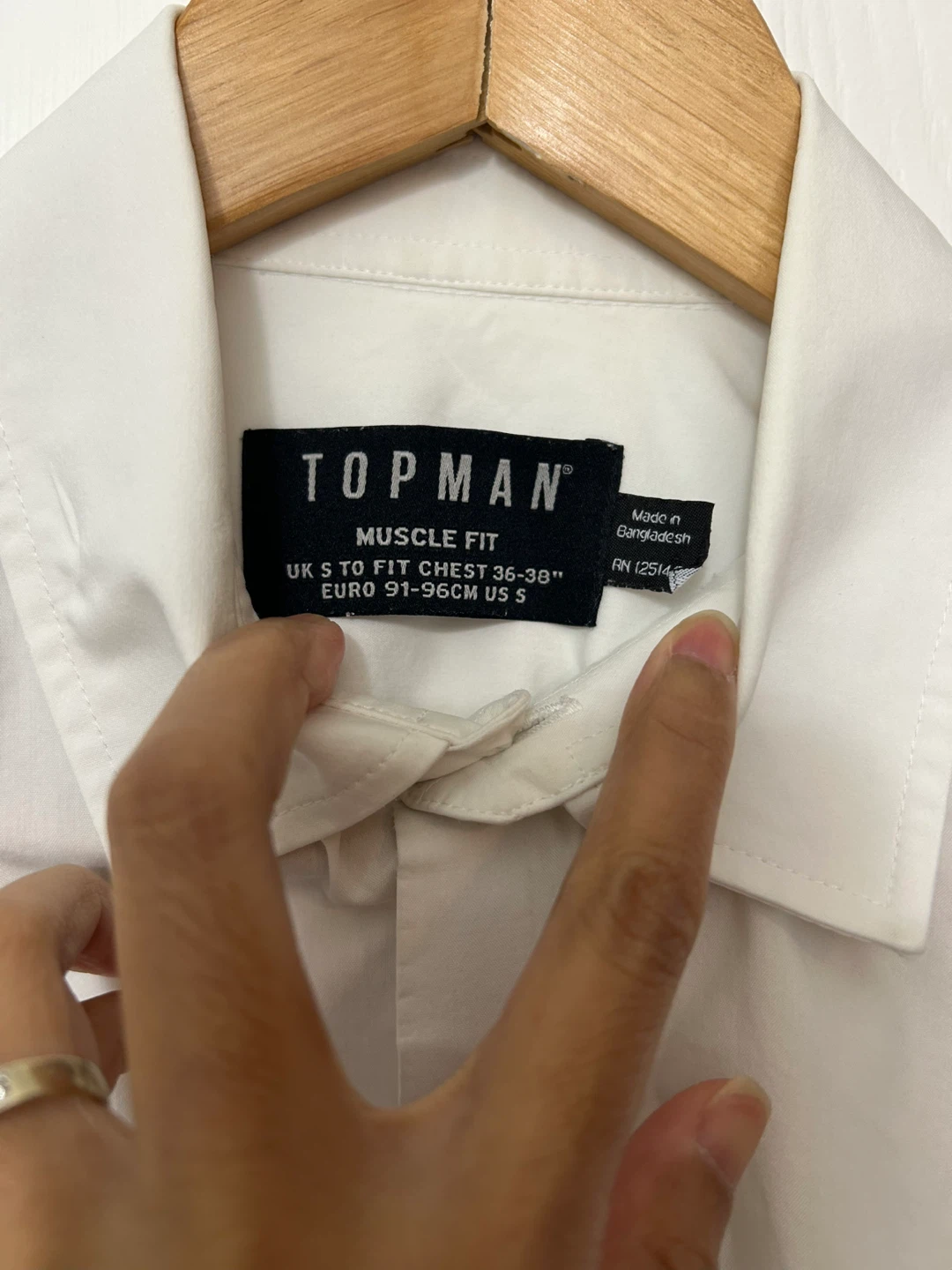 Topman Muscle Fit White Dress Shirt - photo 4