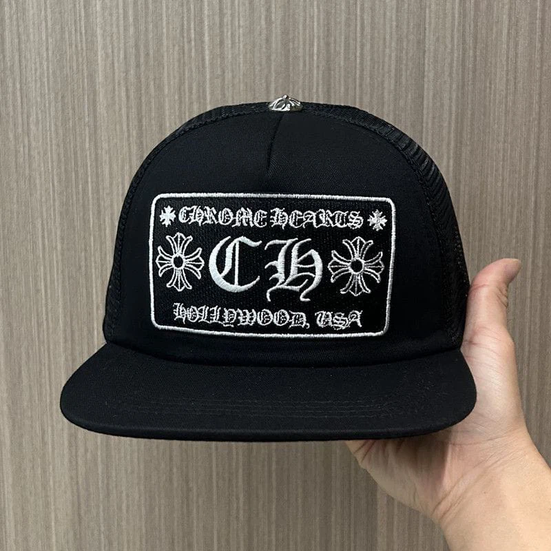 Chrome Hearts CH Hollywood Trucker Hat