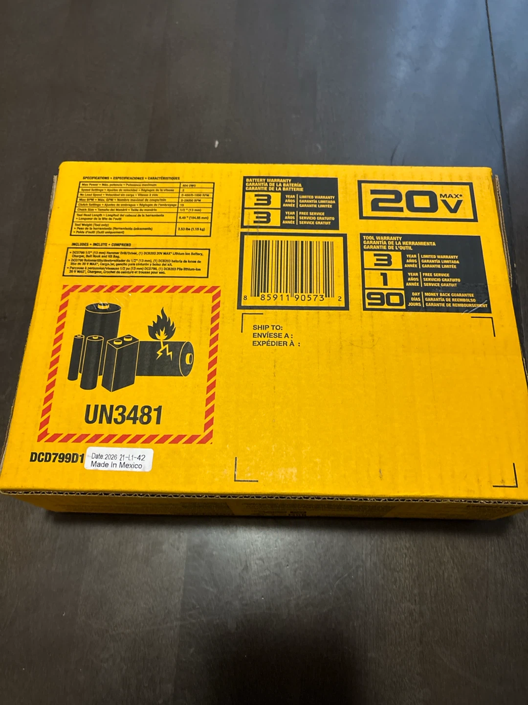DEWALT Atomic Compact Series 20V Max Hammer Drill Kit - photo 2