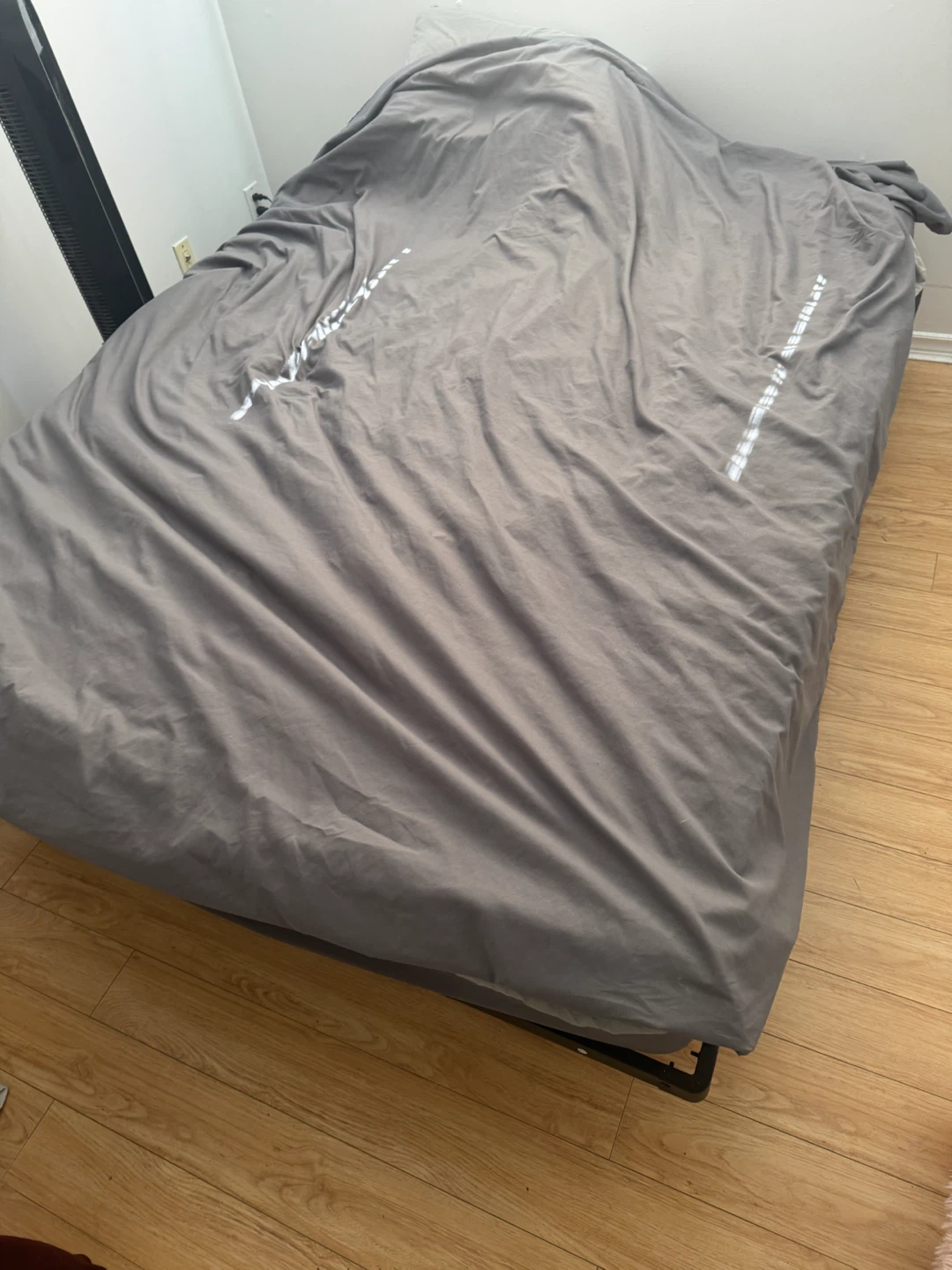 Queen size bed frame and mattress - photo 3