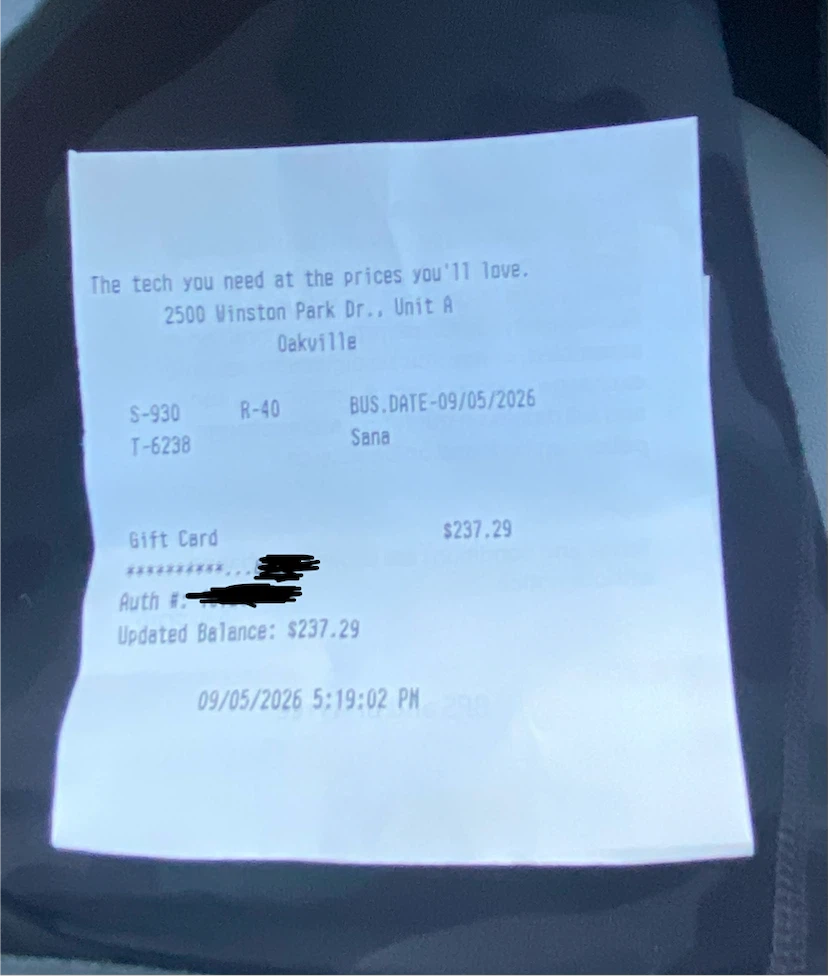 Best Buy Gift Card – $236 Value, asking $200 - photo 3