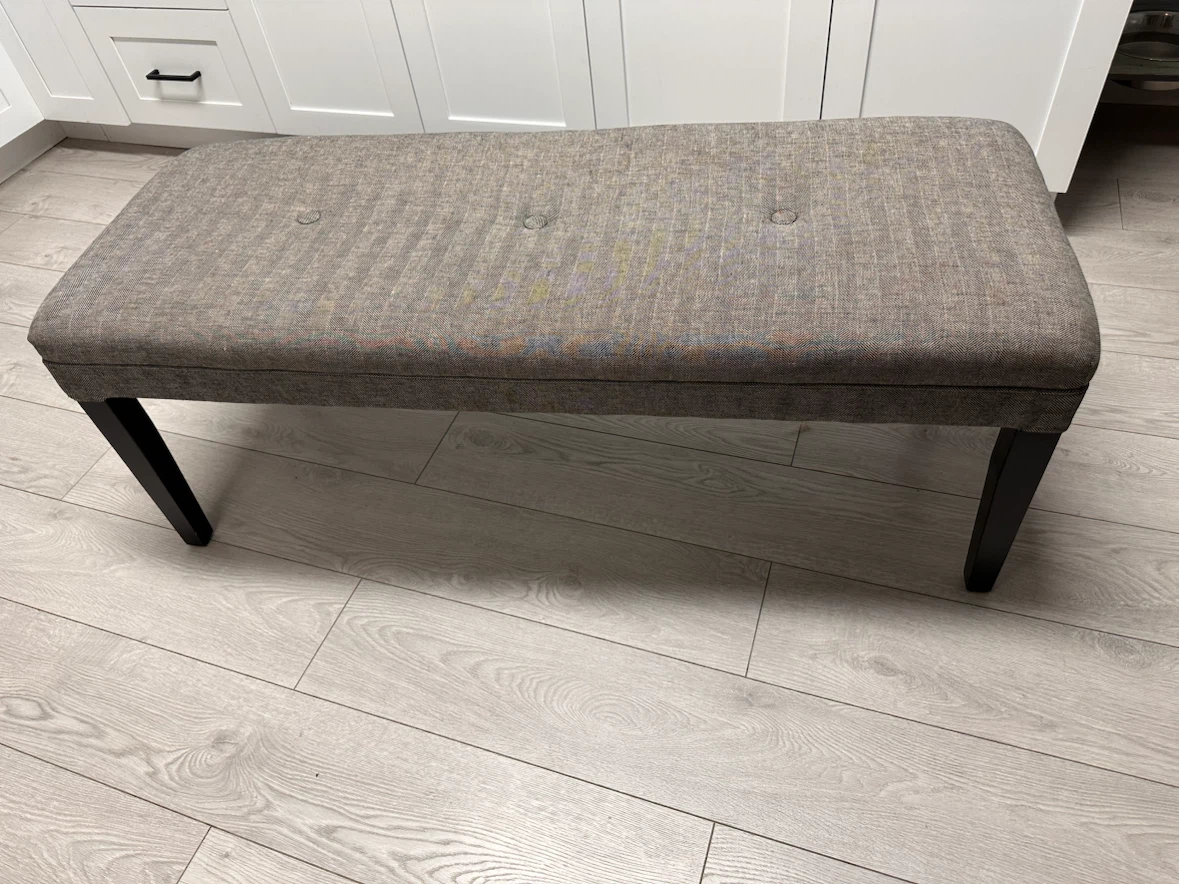 Upholstered Bench with Button Tufting - photo 2